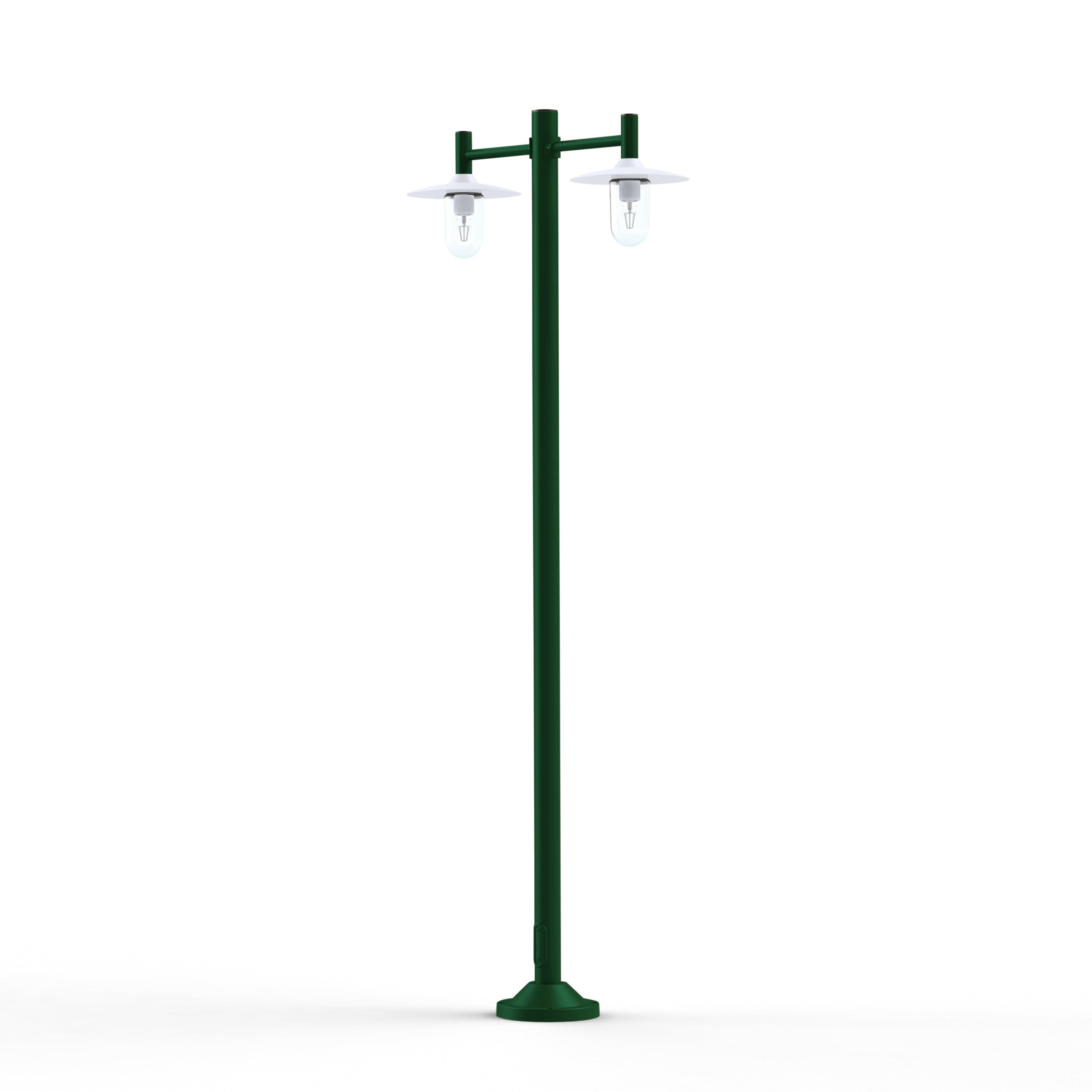 Lampadaire Montana N°4 clair Dôme blanc- Vert sapin 067 139013067