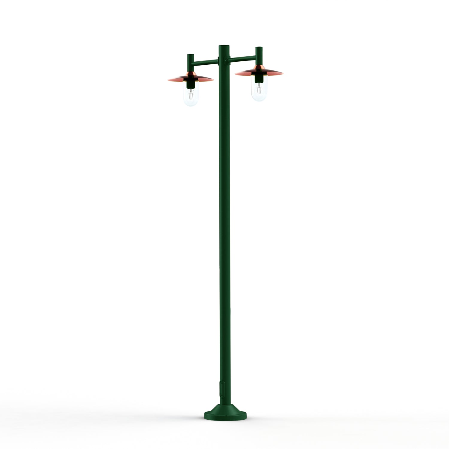 Lampadaire Montana N°4 clair Dôme cuivre brut- Vert 019 139023019