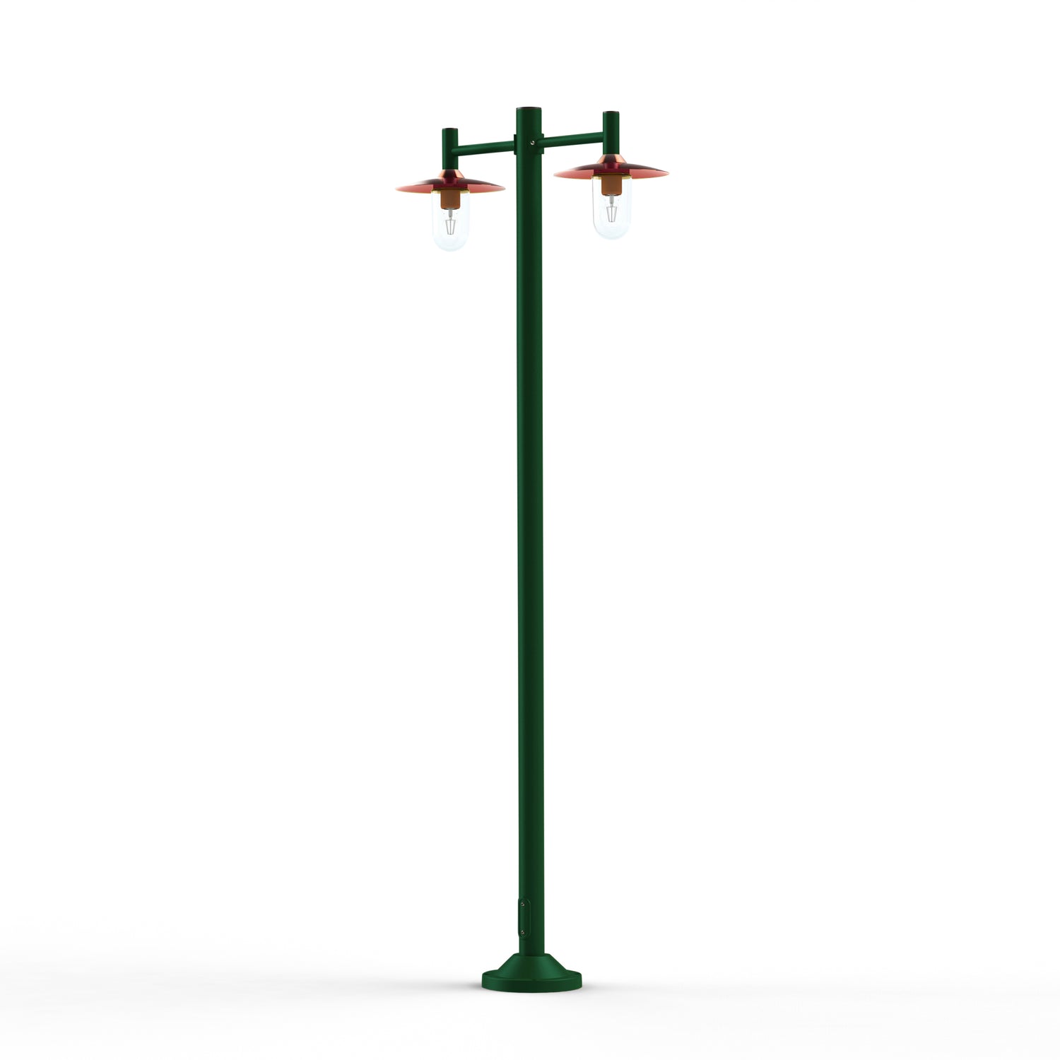 Lampadaire Montana N°4 clair Dôme cuivre brut- Vert 067 139023067