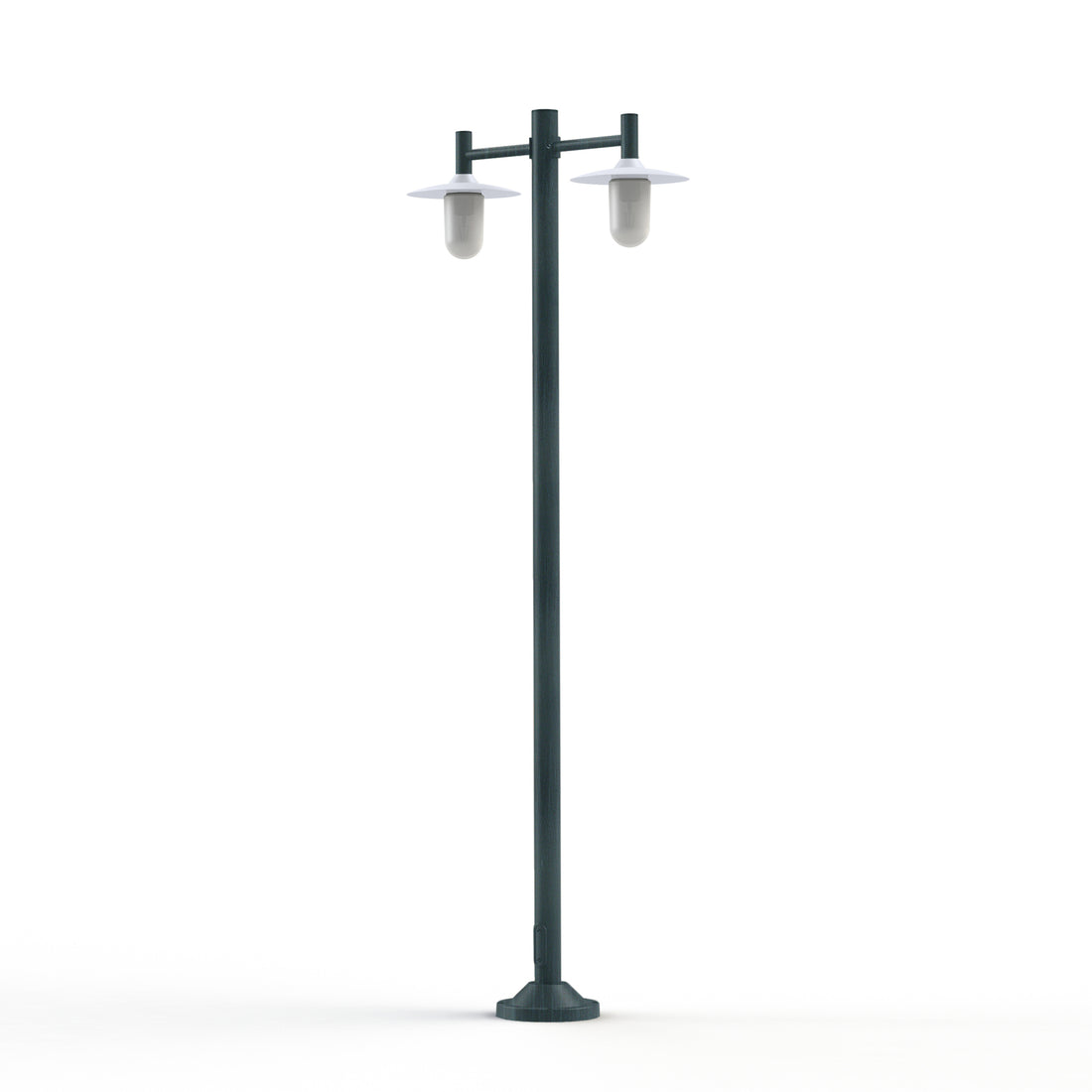 Lampadaire Montana N°4 opale Dôme blanc- Vert de gris 008 139015008