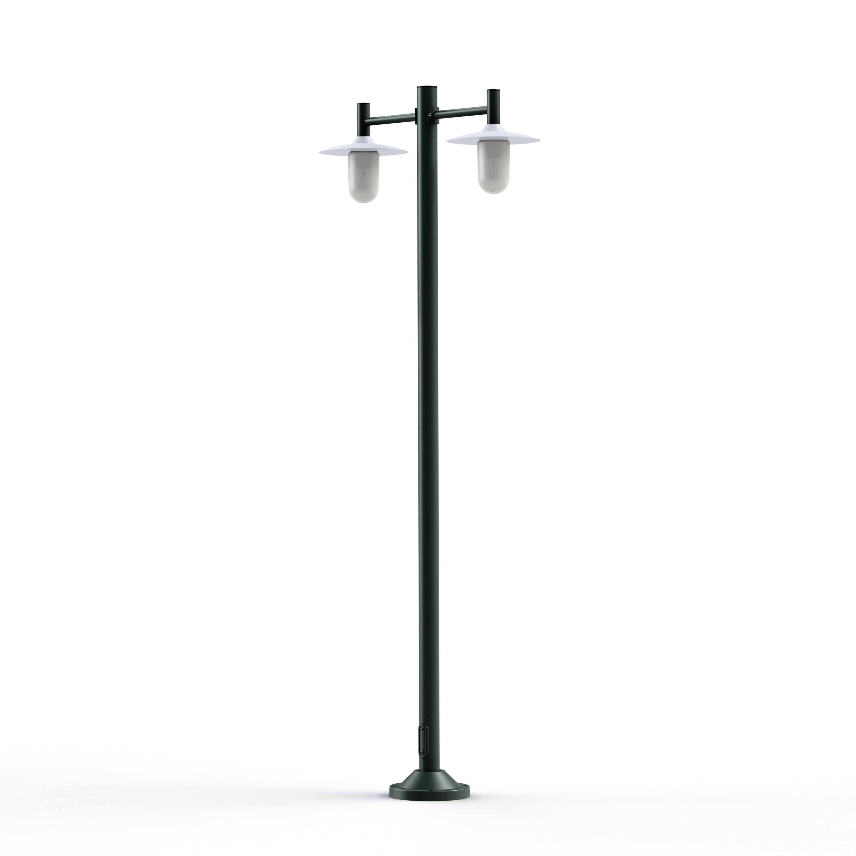 Lampadaire Montana N°4 opale Dôme blanc- Gris ardoise 059 139015059