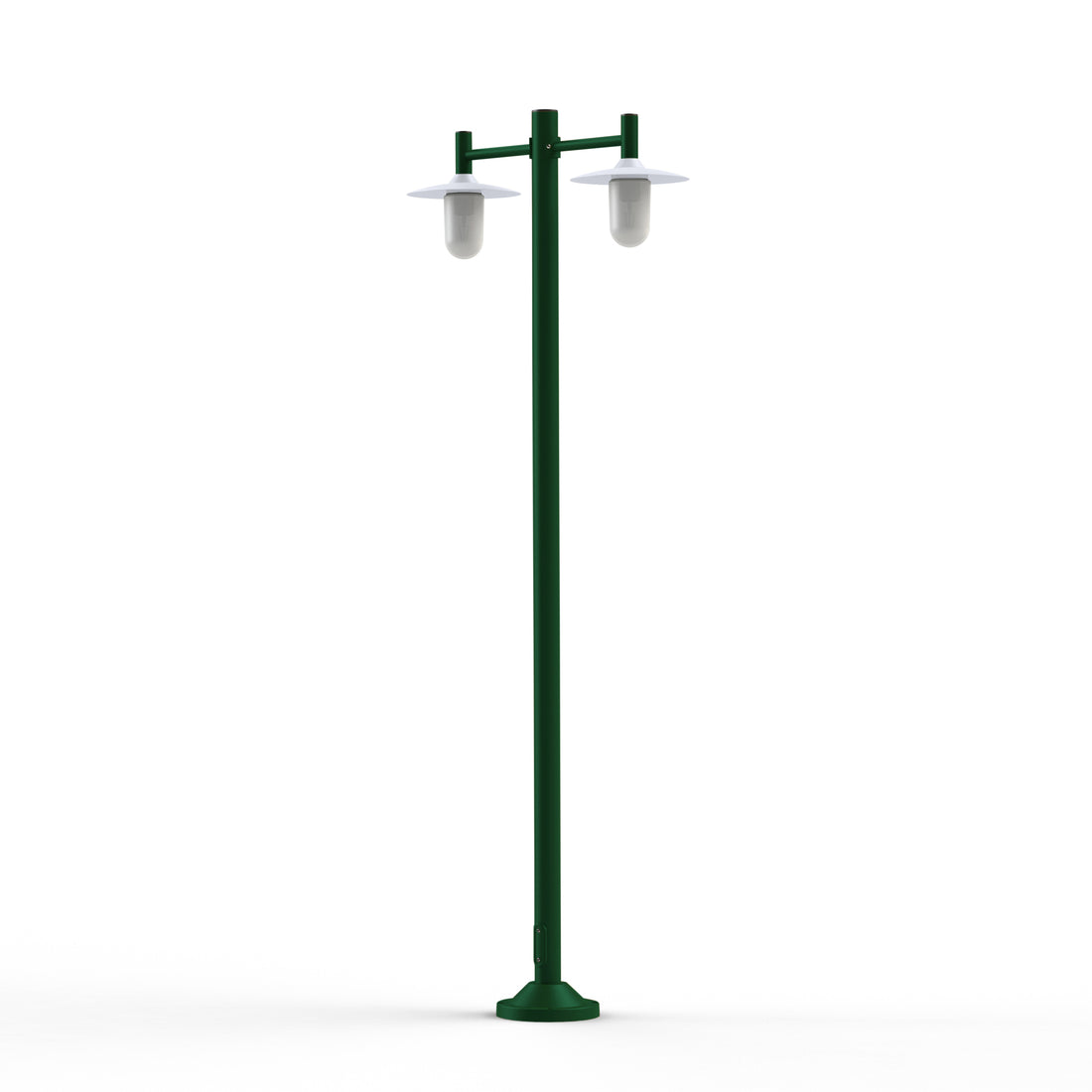 Lampadaire Montana N°4 opale Dôme blanc- Vert sapin 067 139015067