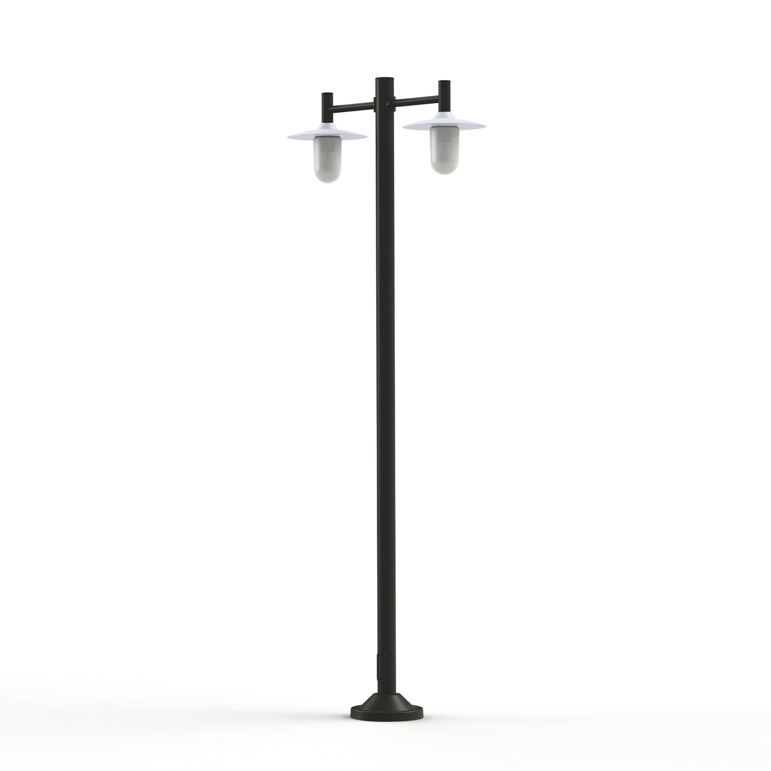 Lampadaire Montana N°4 opale Dôme blanc- Gris noir 107 139015107