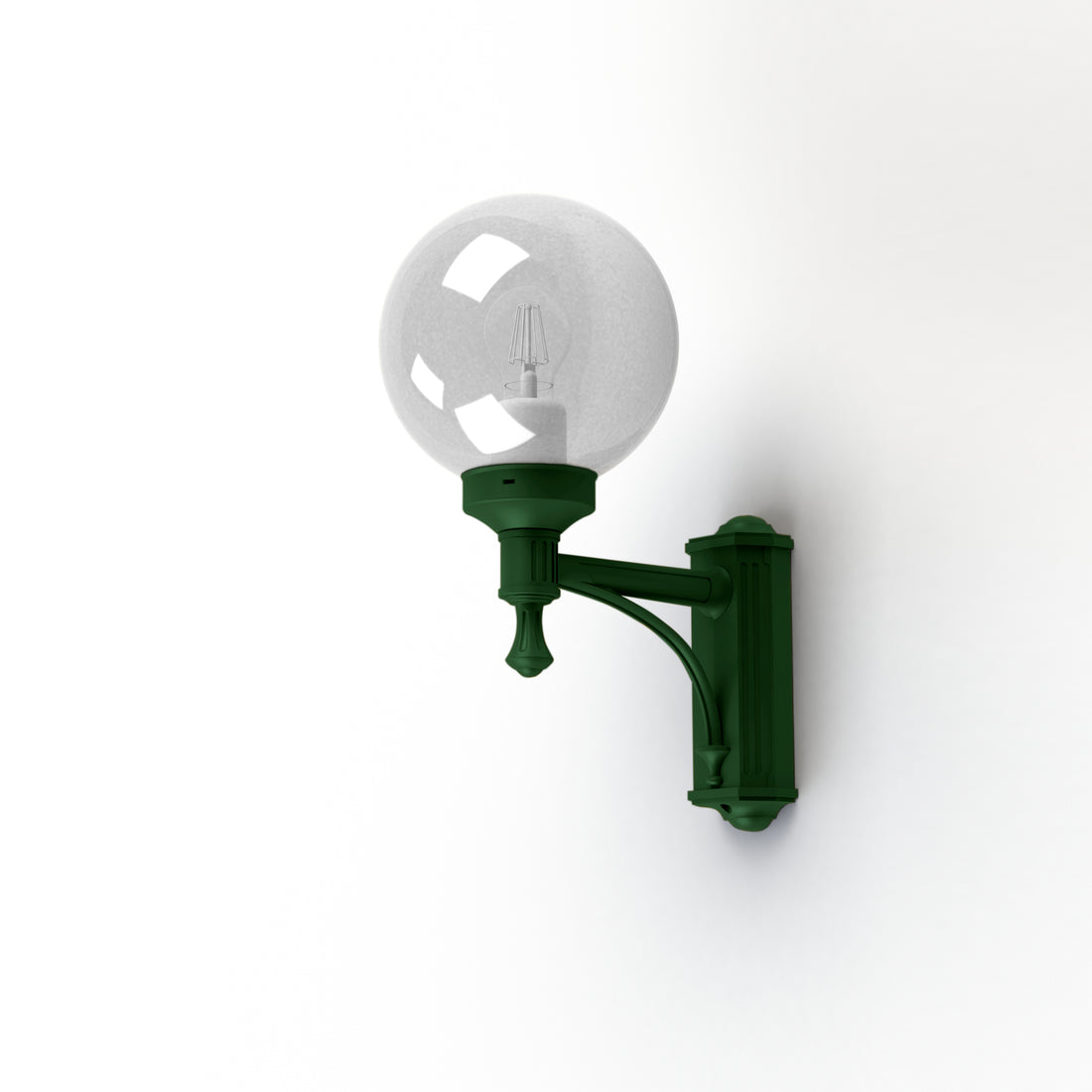 Applique Moon N°1 fumé Vert Anglais 019 109001019