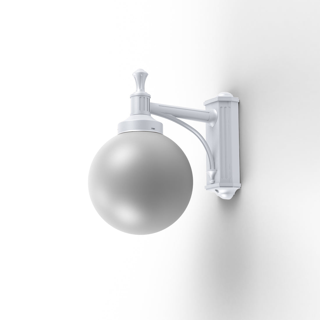 Applique Moon N°2 opale Blanc 001 109004001