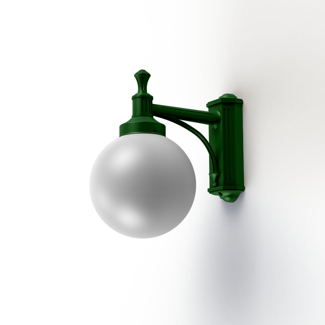 Applique Moon N°2 opale Vert Anglais 019 109004019