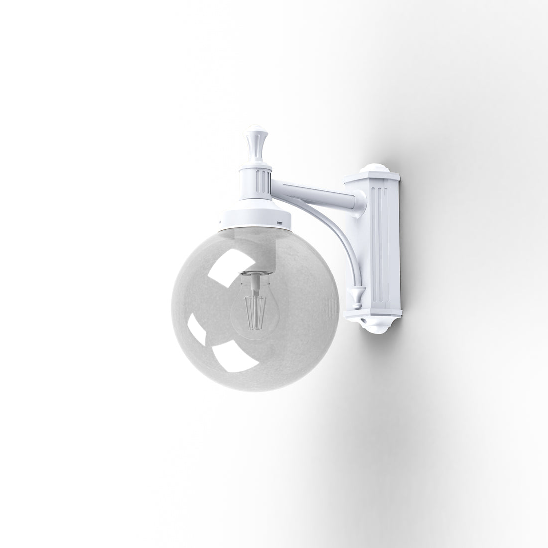 Applique Moon N°2 fumé Blanc 001 109003001