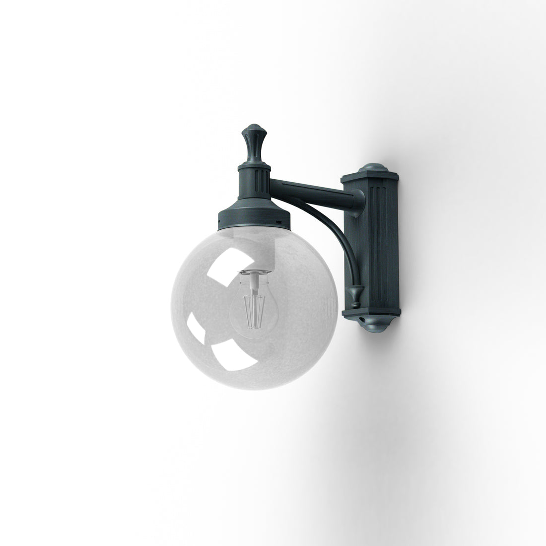 Applique Moon N°2 fumé Vert de gris 008 109003008