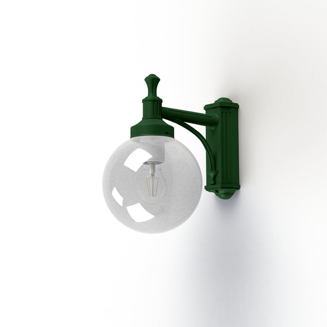 Applique Moon N°2 fumé Vert Anglais 019 109003019