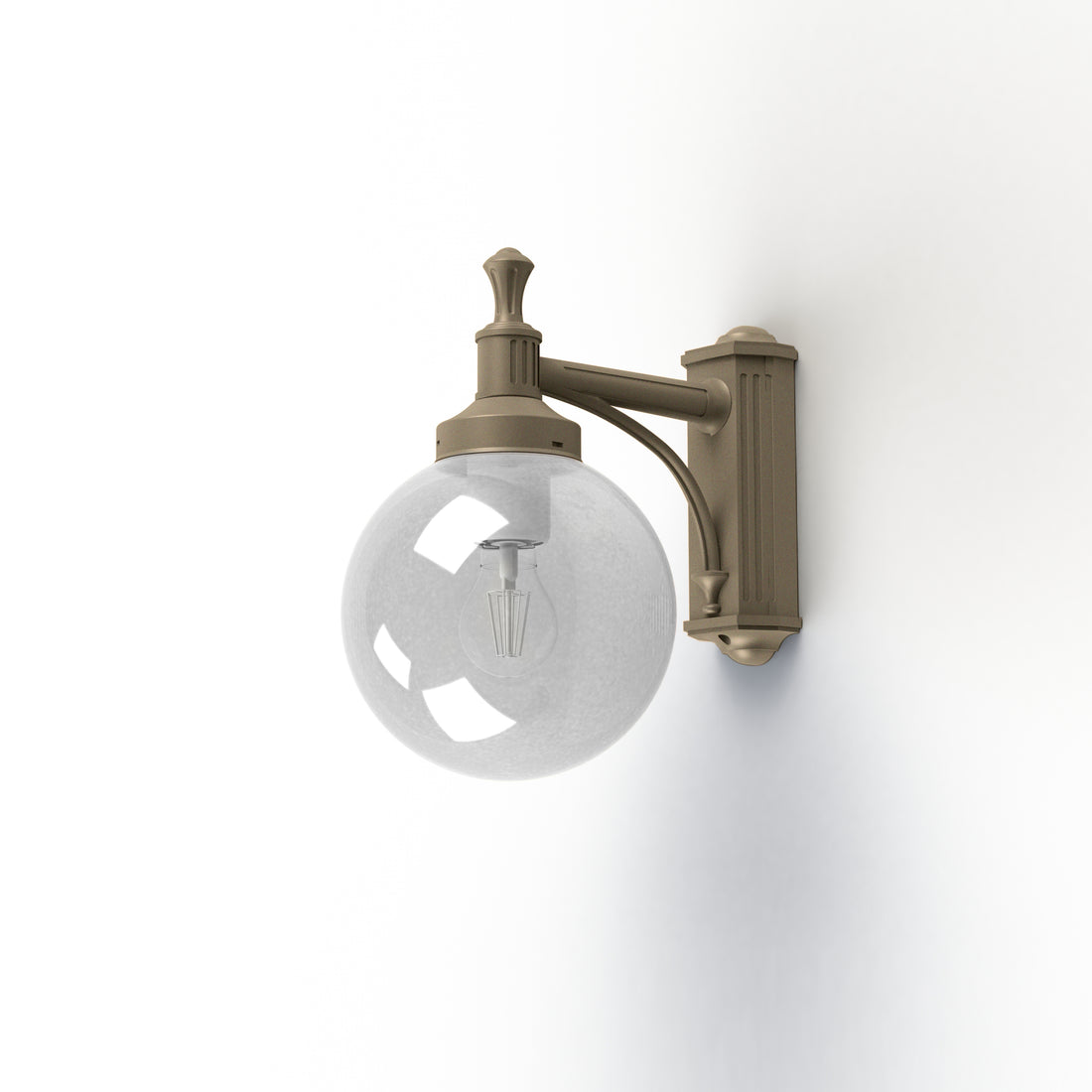 Applique Moon N°2 fumé Grès 054 109003054