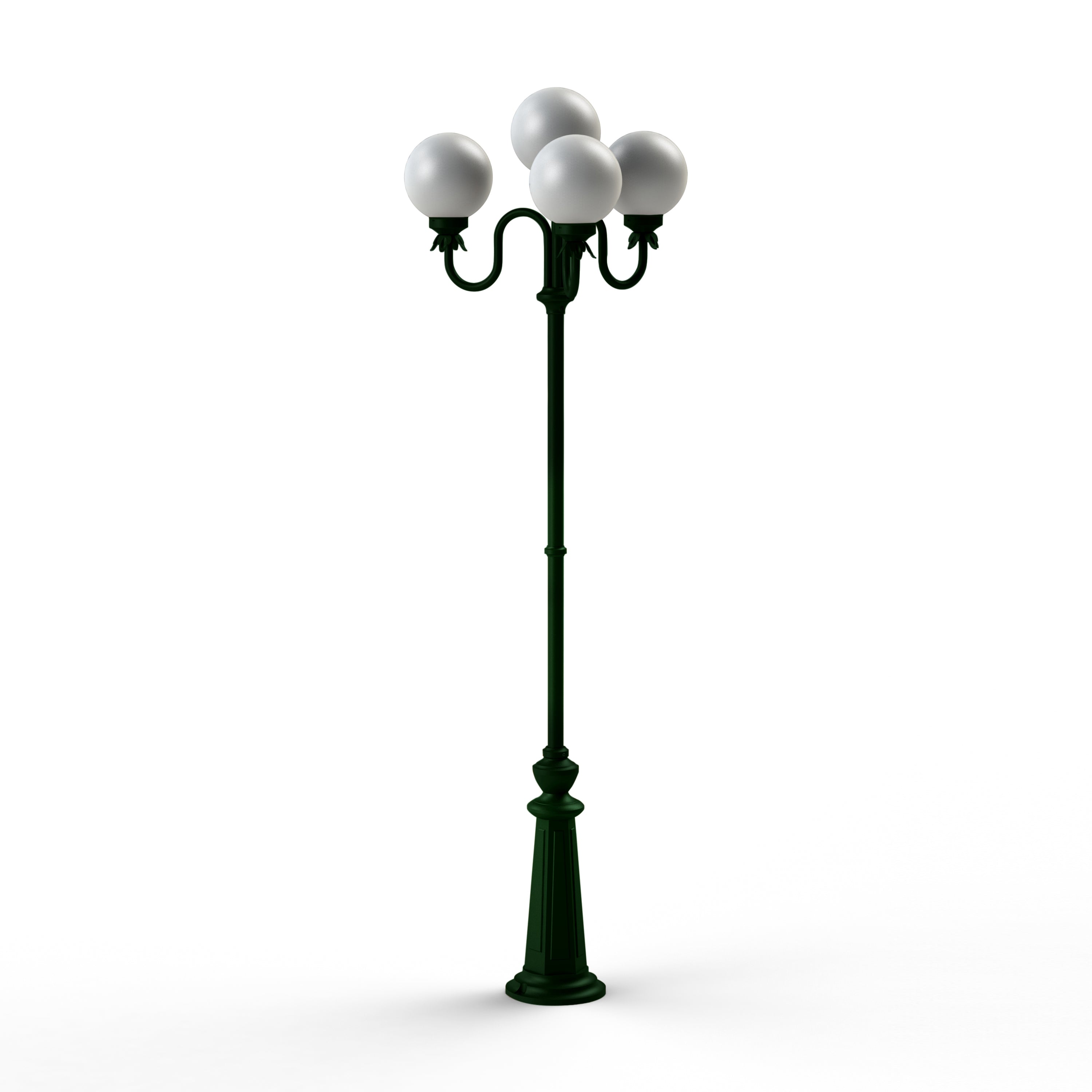 Lampadaire Moon N°4 opale Vert Anglais 019 109012019