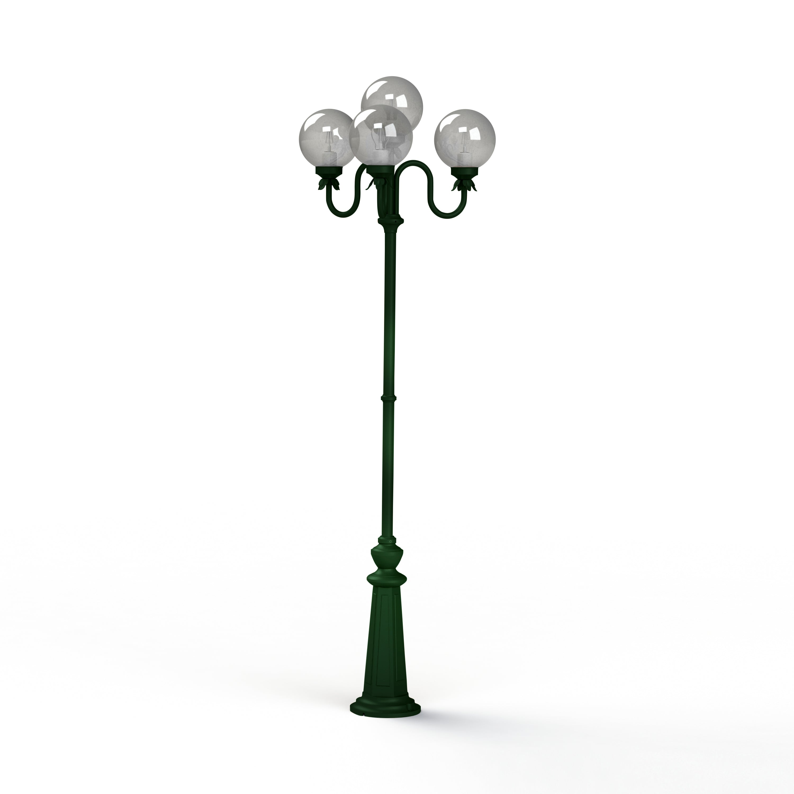 Lampadaire Moon N°4 fumé Vert Anglais 019 109011019