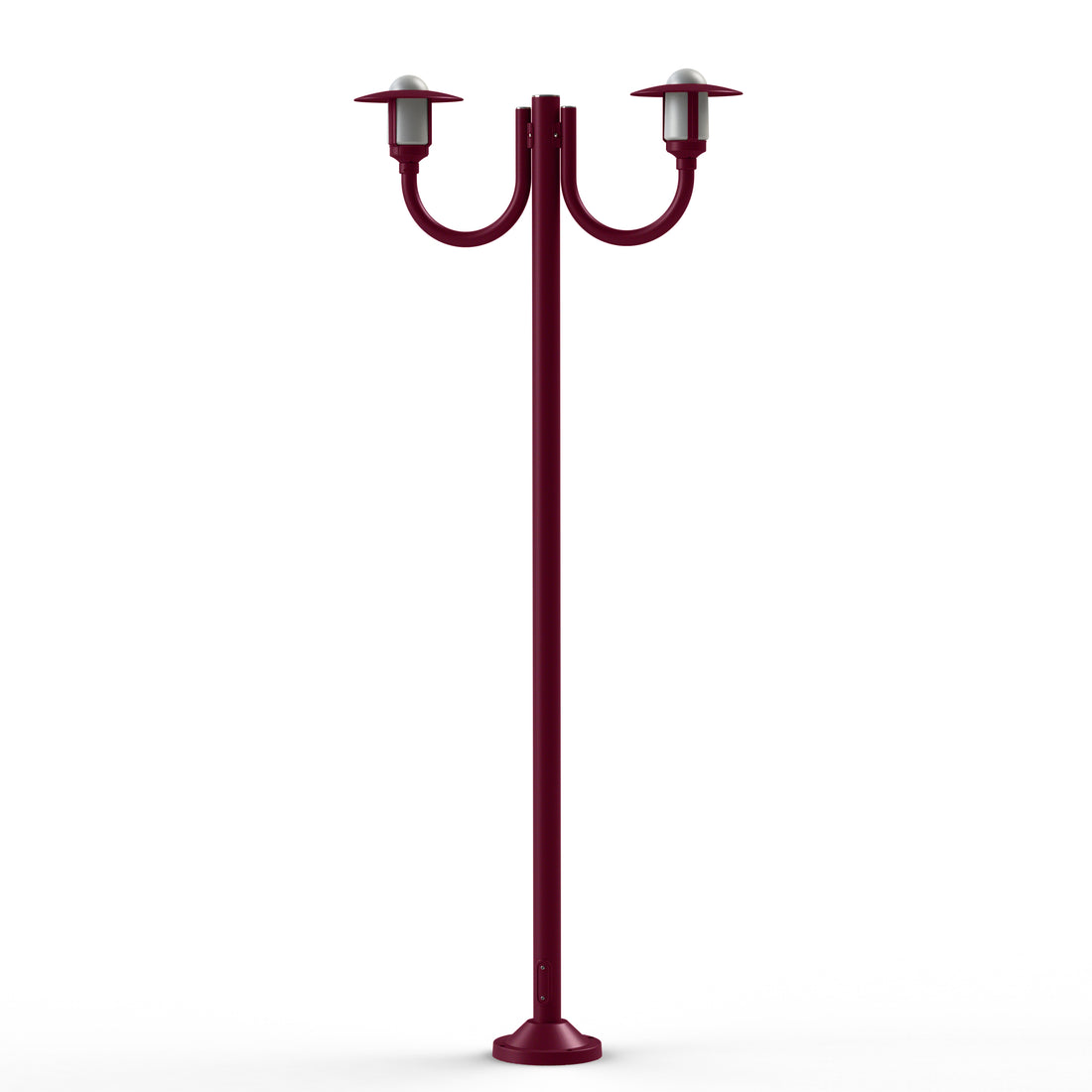 Lampadaire Newpark N°7 opale Rouge vin 066 141016066