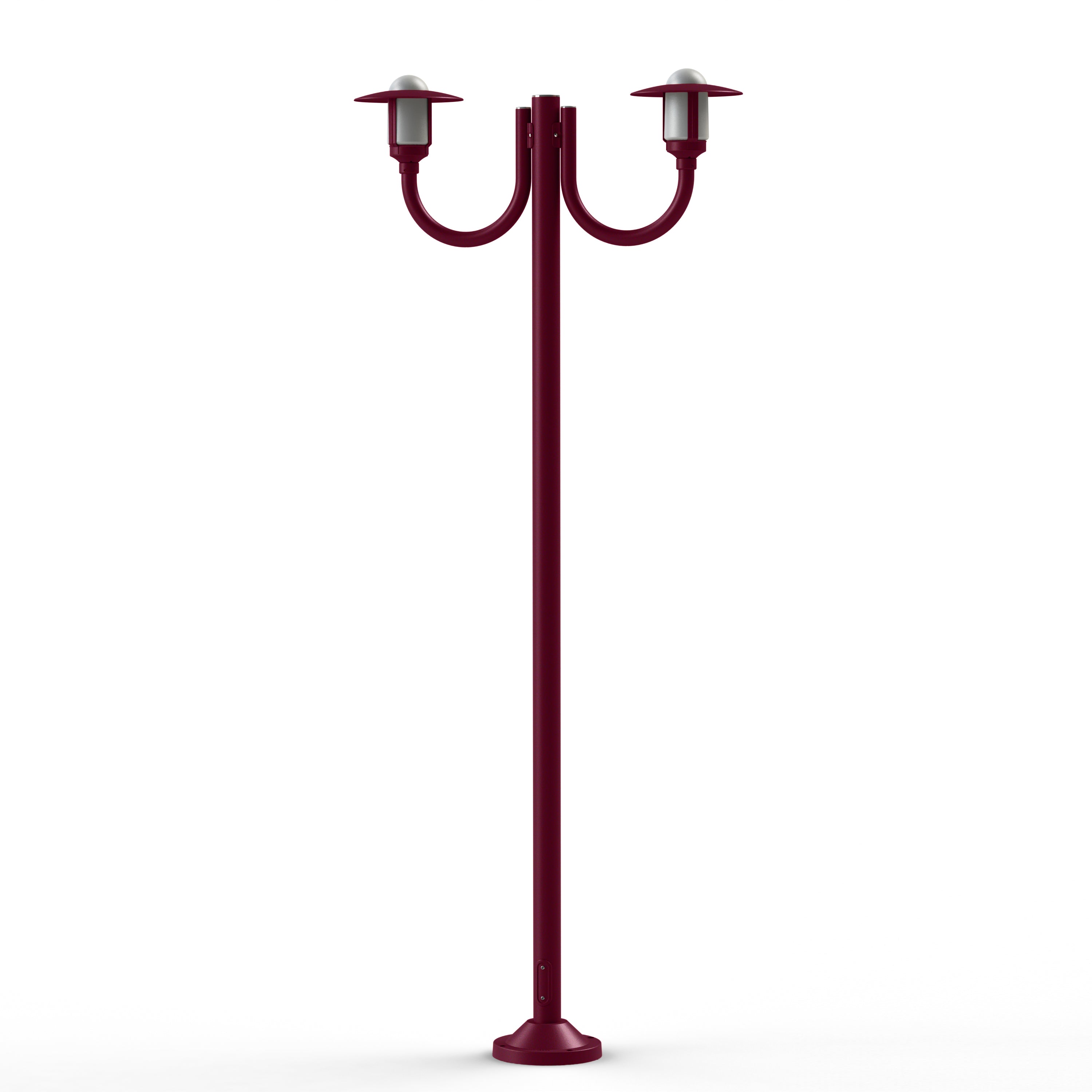 Lampadaire Newpark N°7 opale Rouge vin 066 141016066