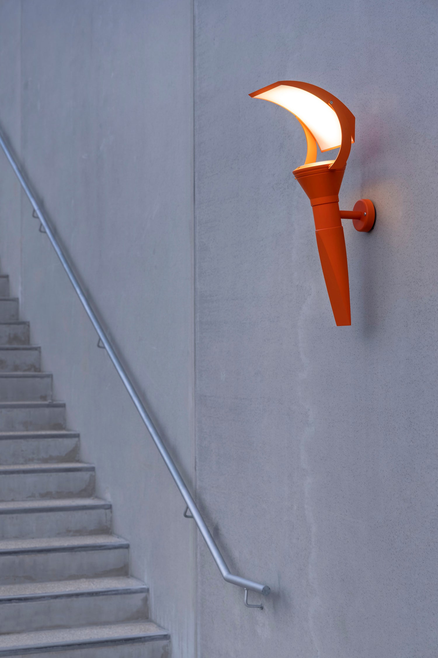 Applique OL33 N°1 LED 28W 3000K verre trempé Rouille 046 144202046