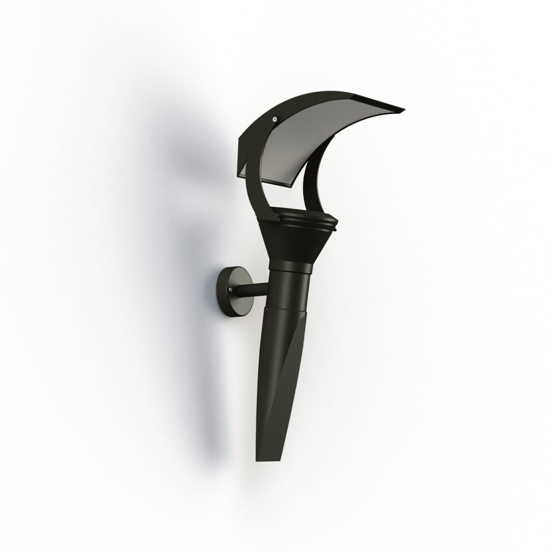 Applique OL33 N°1 LED 28W 3000K verre trempé Gris noir 107 144202107