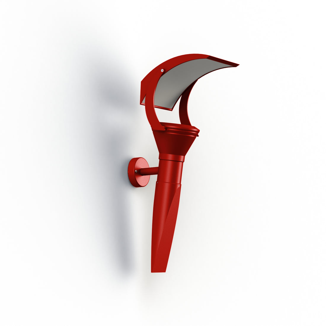 Applique OL33 N°1 LED 28W 4500K verre trempé Rouge tomate 110 144203110