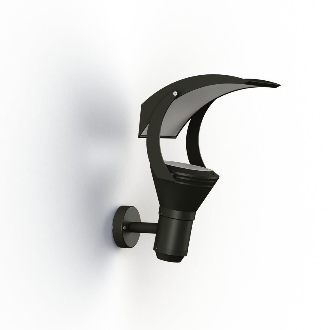 Applique OL33 N°2 LED 18W 3000K verre trempé Gris noir 107 144205107