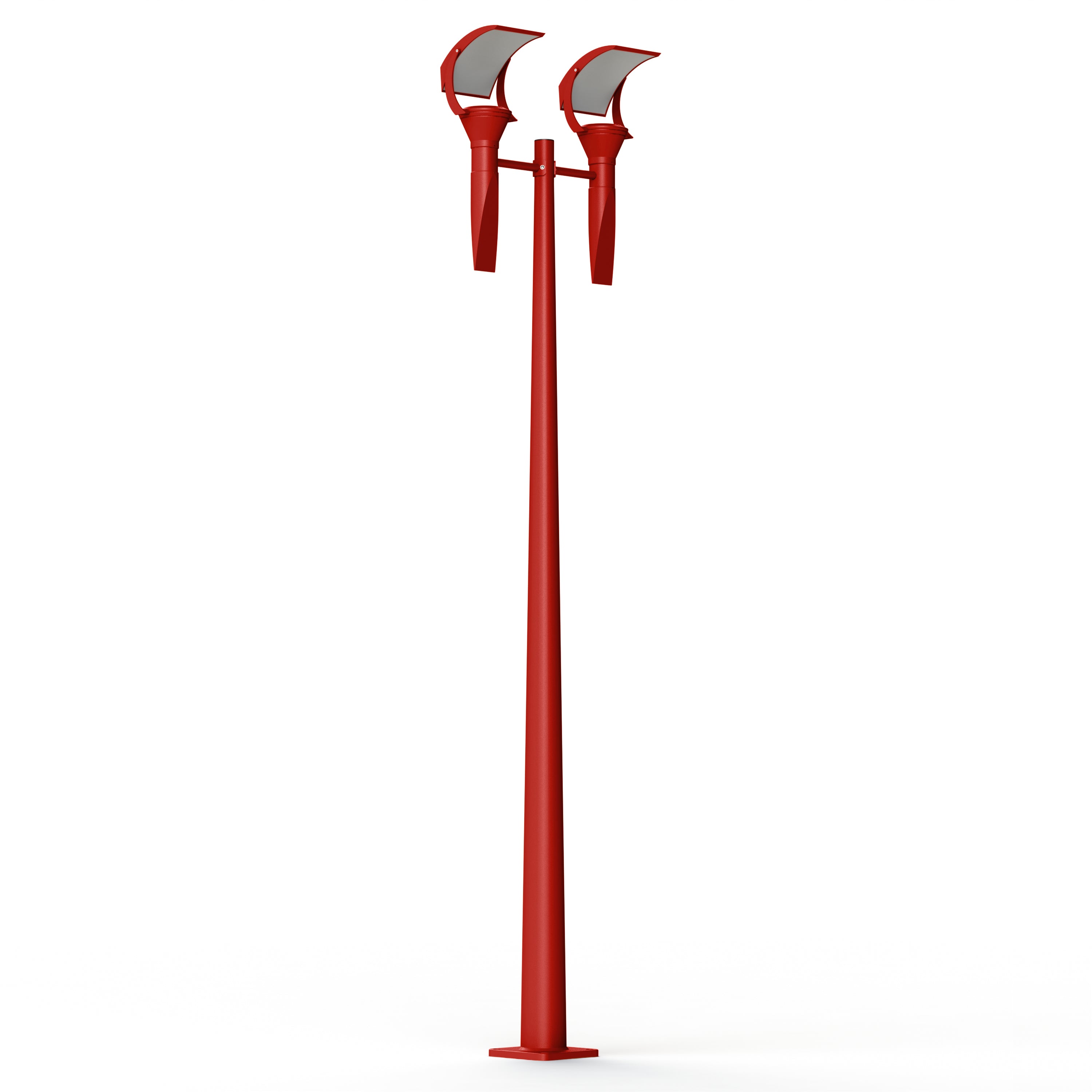 Lampadaire OL33 N°6 LED 28W 3000K verre trempé Rouge tomate 110 144214110