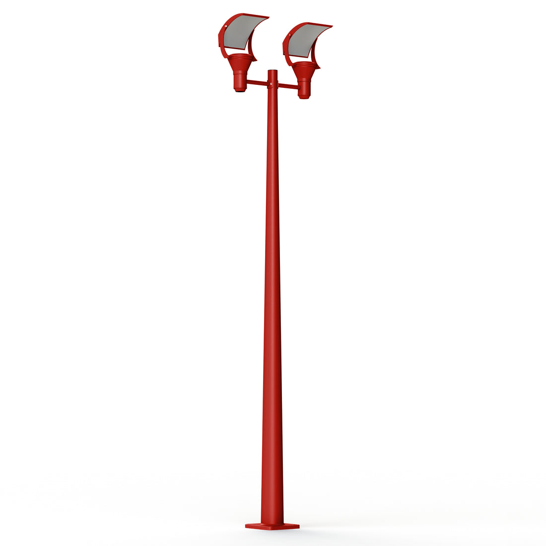 Lampadaire OL33 N°7 LED 18W 3000K verre trempé Rouge tomate 110 144217110