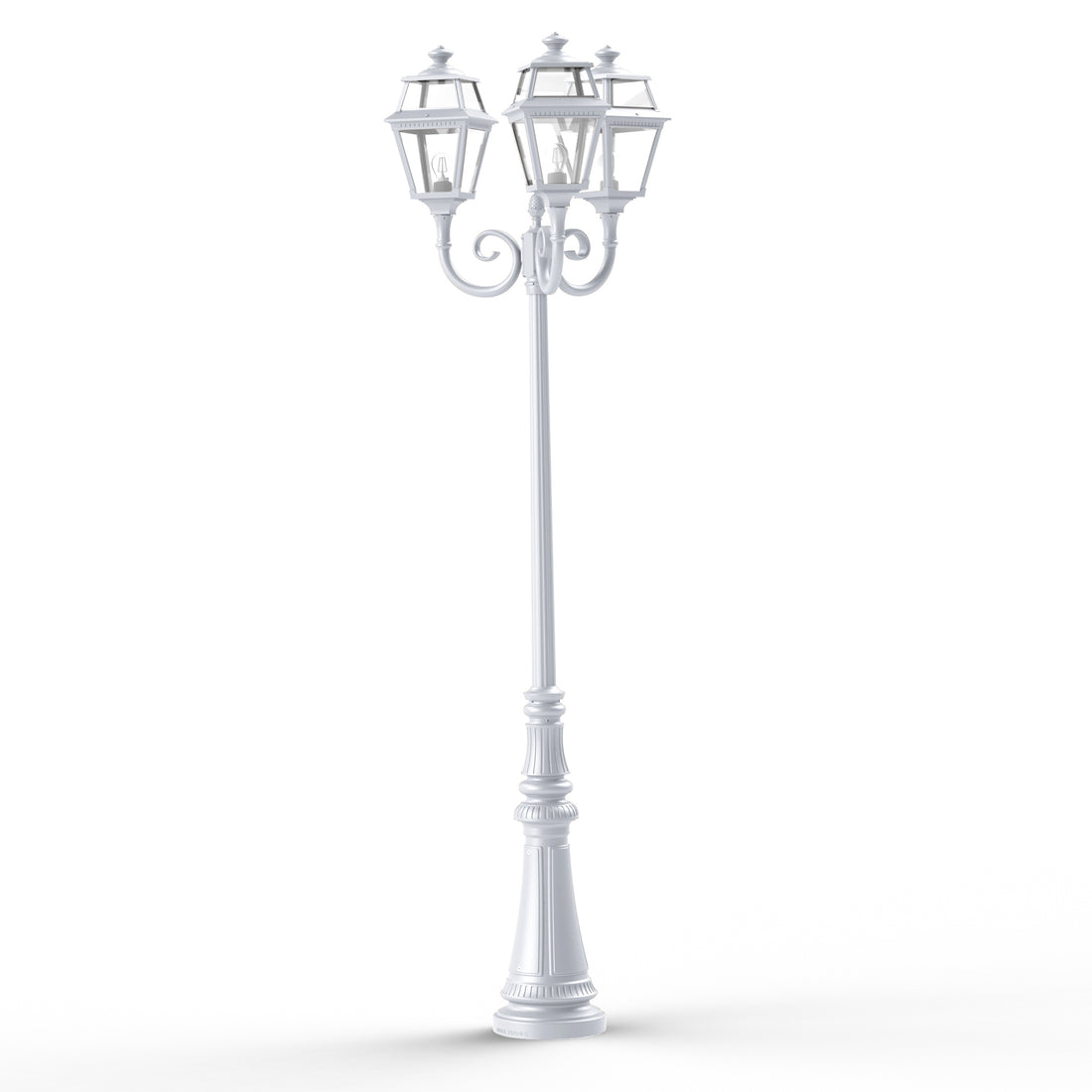 Lampadaire Place des Vosges 2 N°11 Blanc 001 148010001