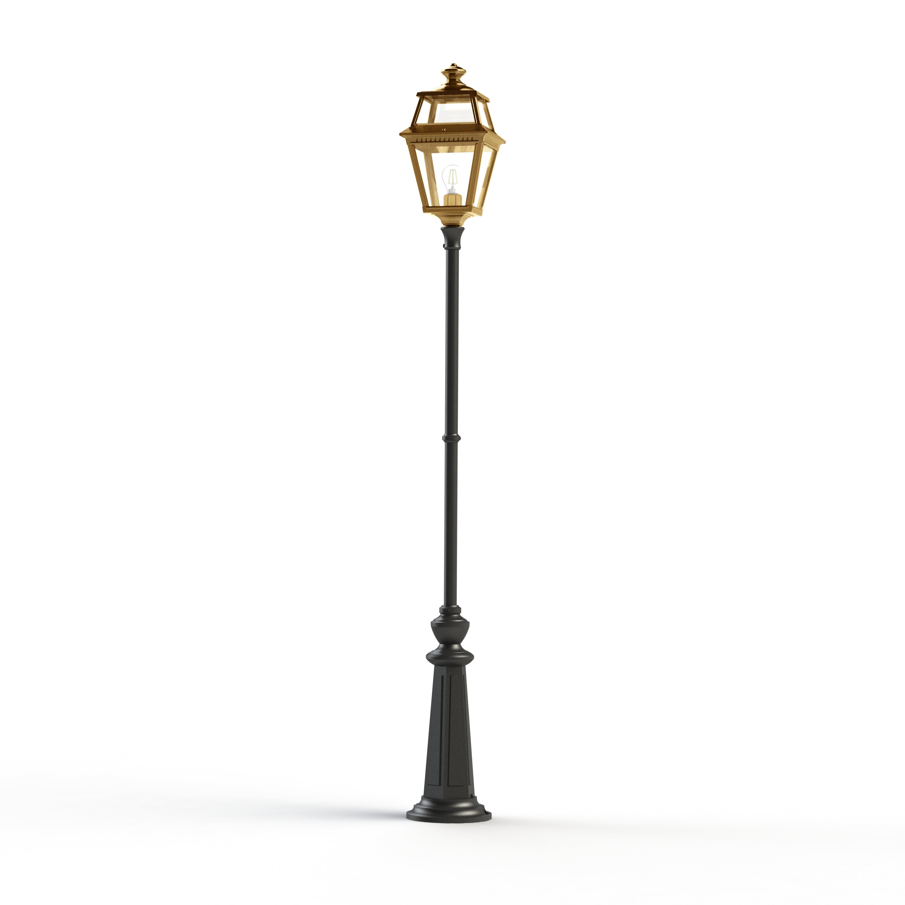 Lampadaire Place des Vosges 2 N°8 Laiton vernis teinté 070 148008070