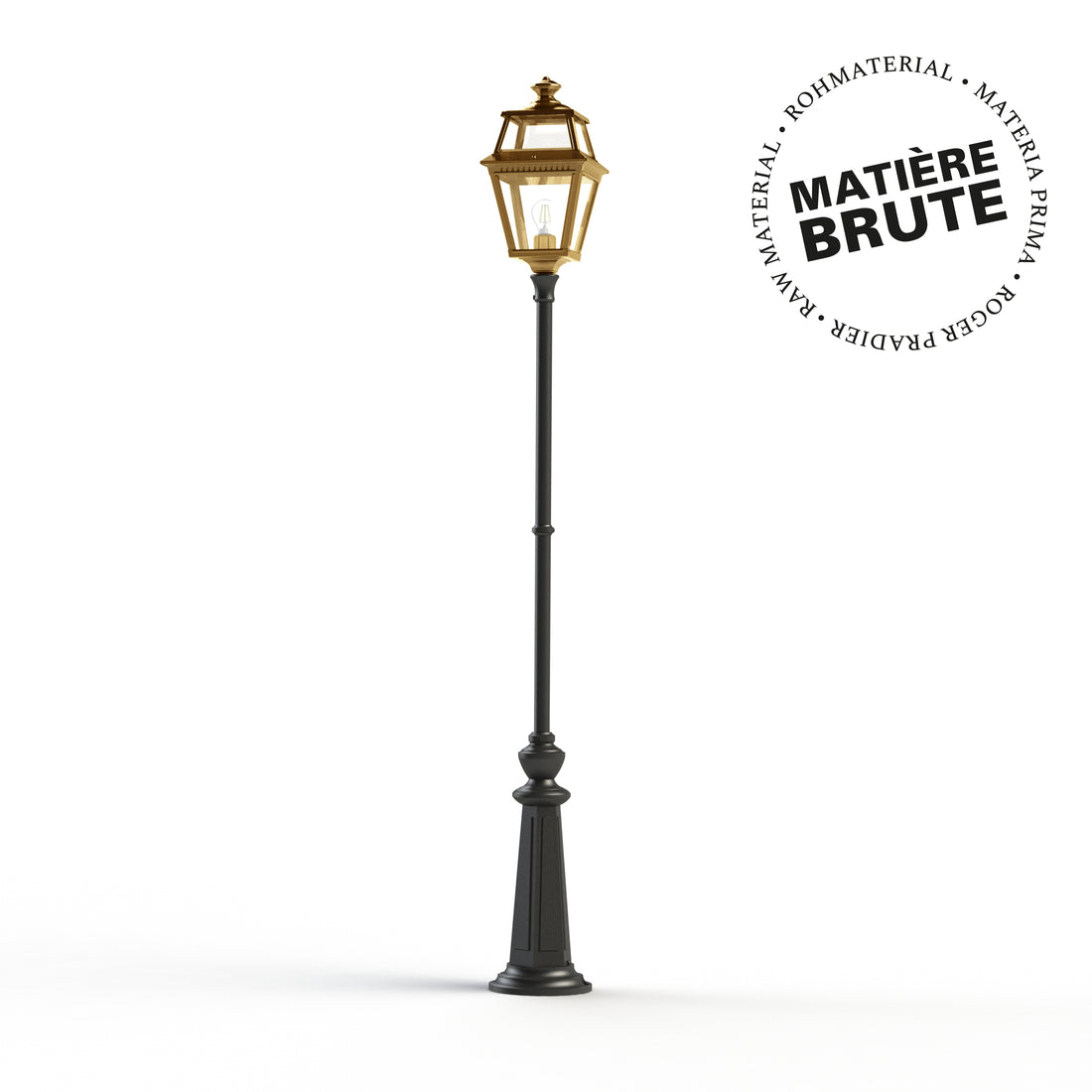 Lampadaire Place des Vosges 2 N°8 Laiton brut 072 148008072