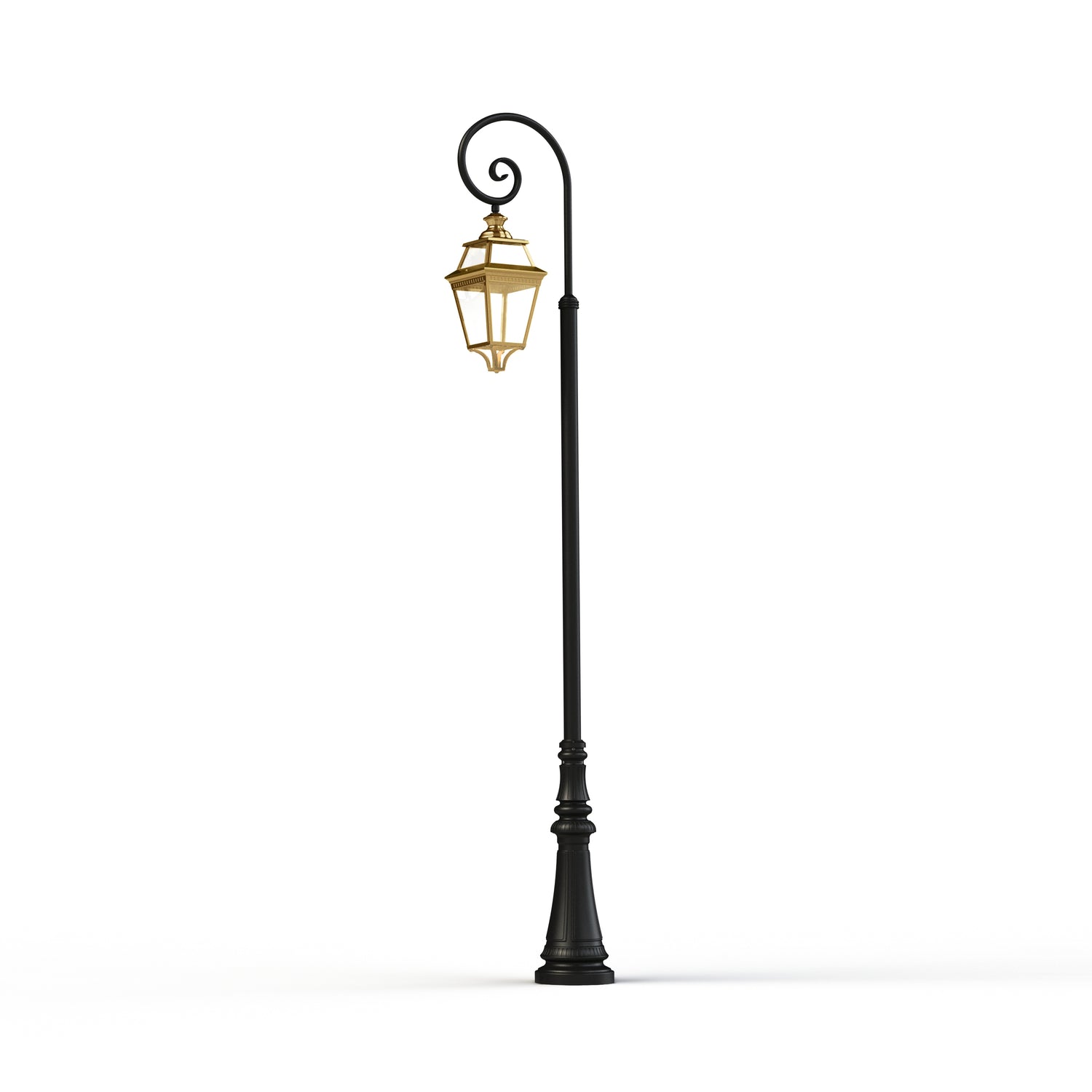 Lampadaire Place des Vosges 3 N°10 Laiton vernis teinté 070 149010070