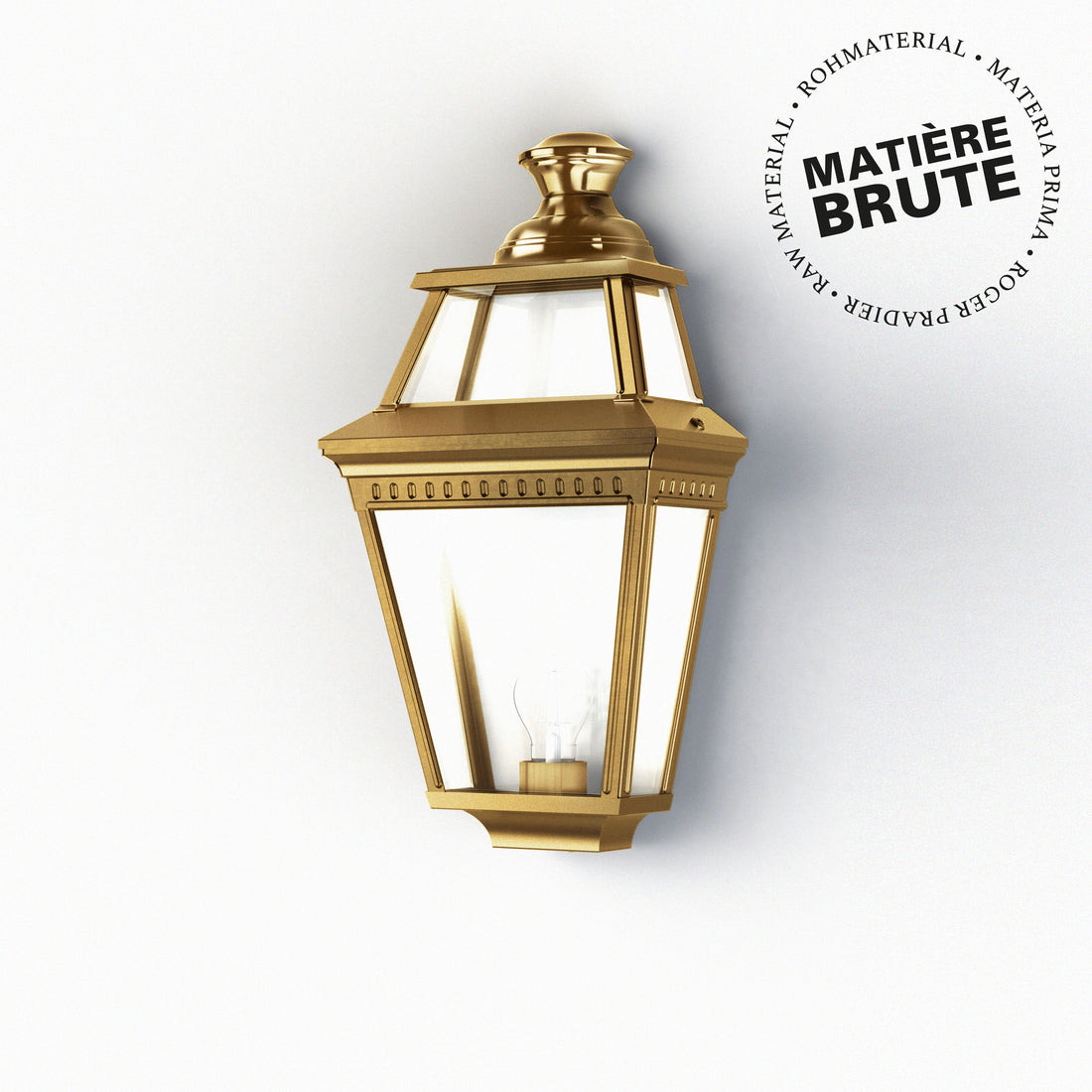 Applique Place des Vosges 3 N°2 Laiton brut 072 149002072