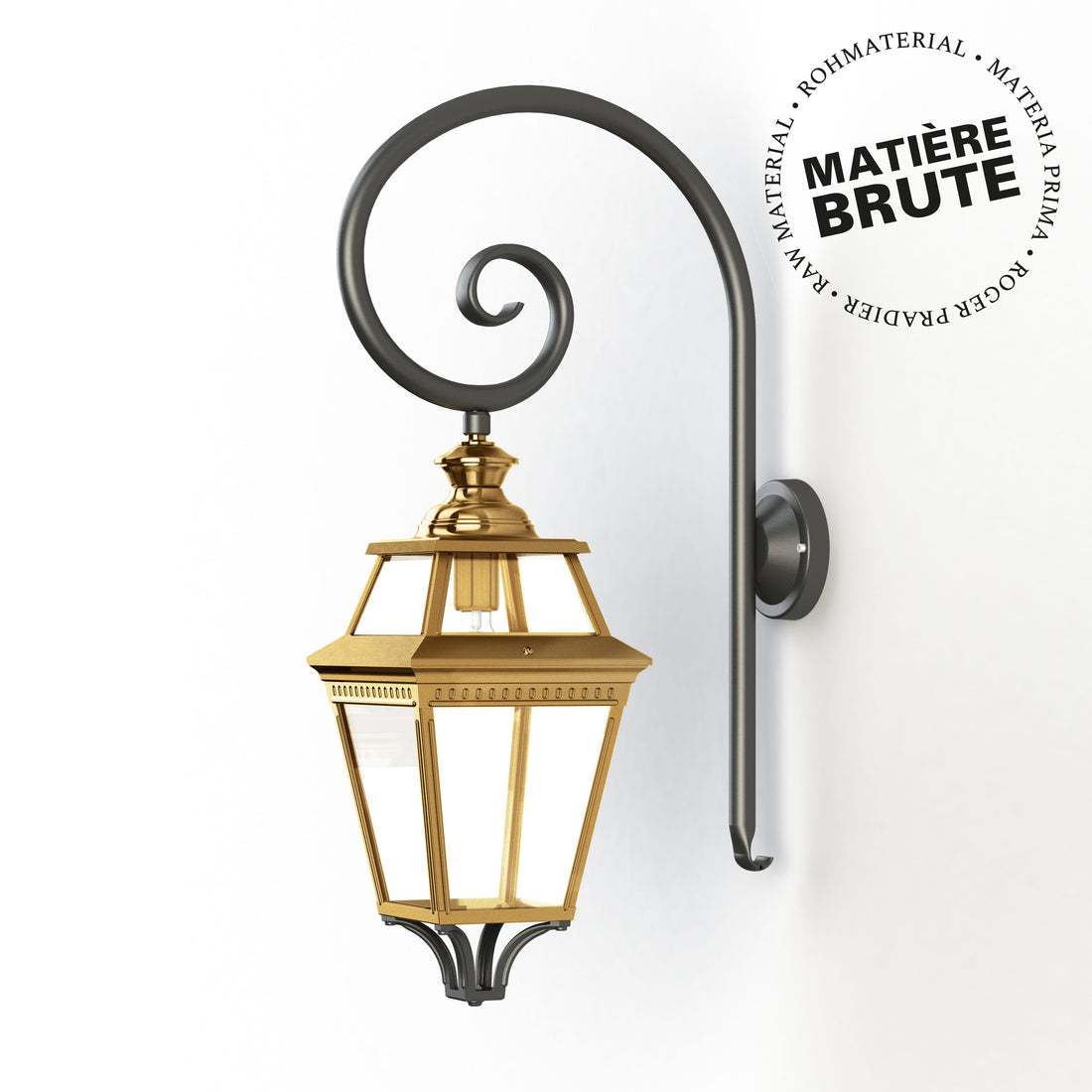 Applique Place des Vosges 3 N°3 Laiton brut 072 149003072