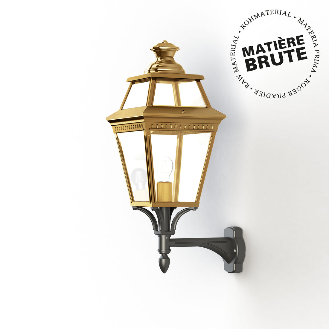 Applique Place des Vosges 3 N°4 Laiton brut 072 149004072