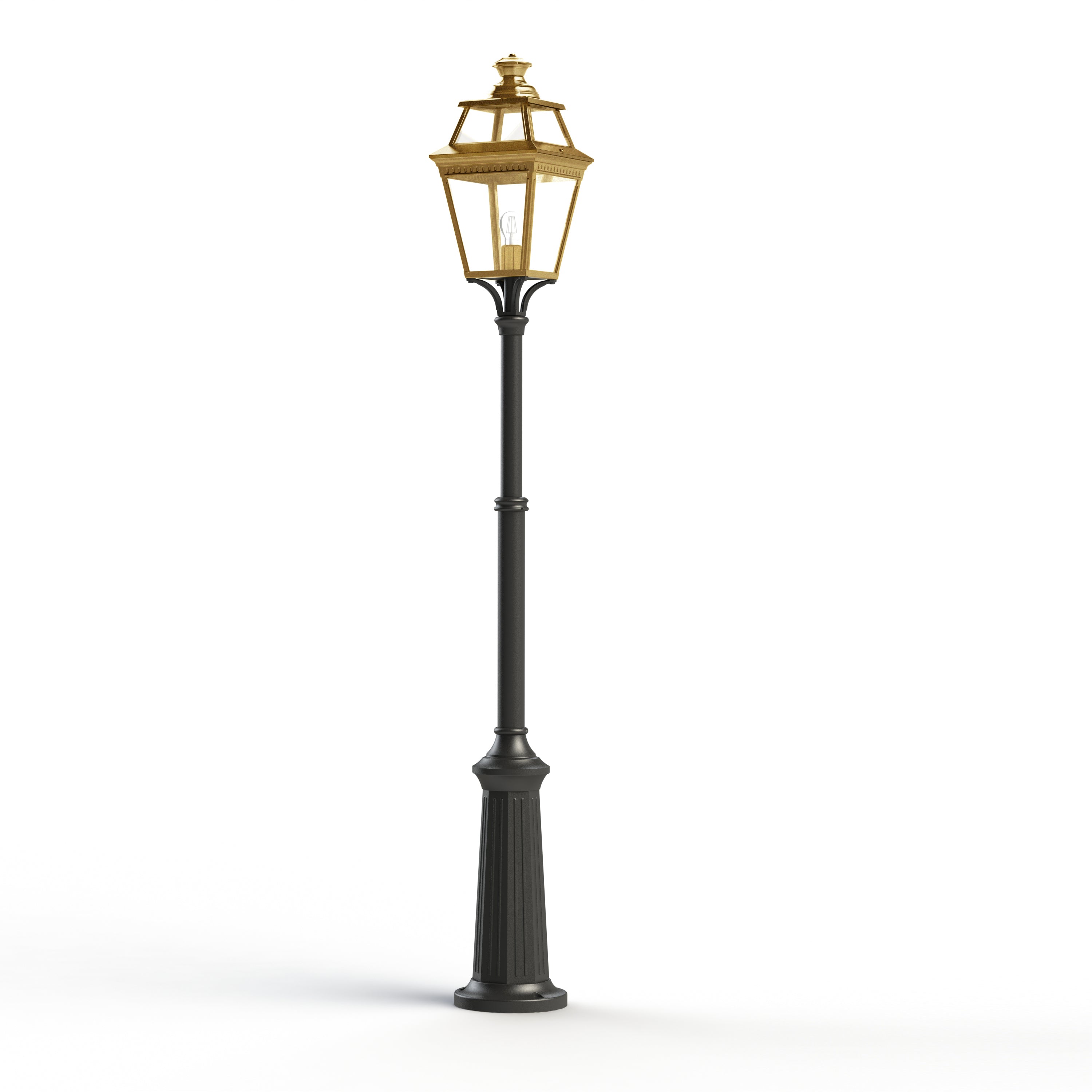 Lampadaire Place des Vosges 3 N°6 Laiton vernis teinté 070 149006070