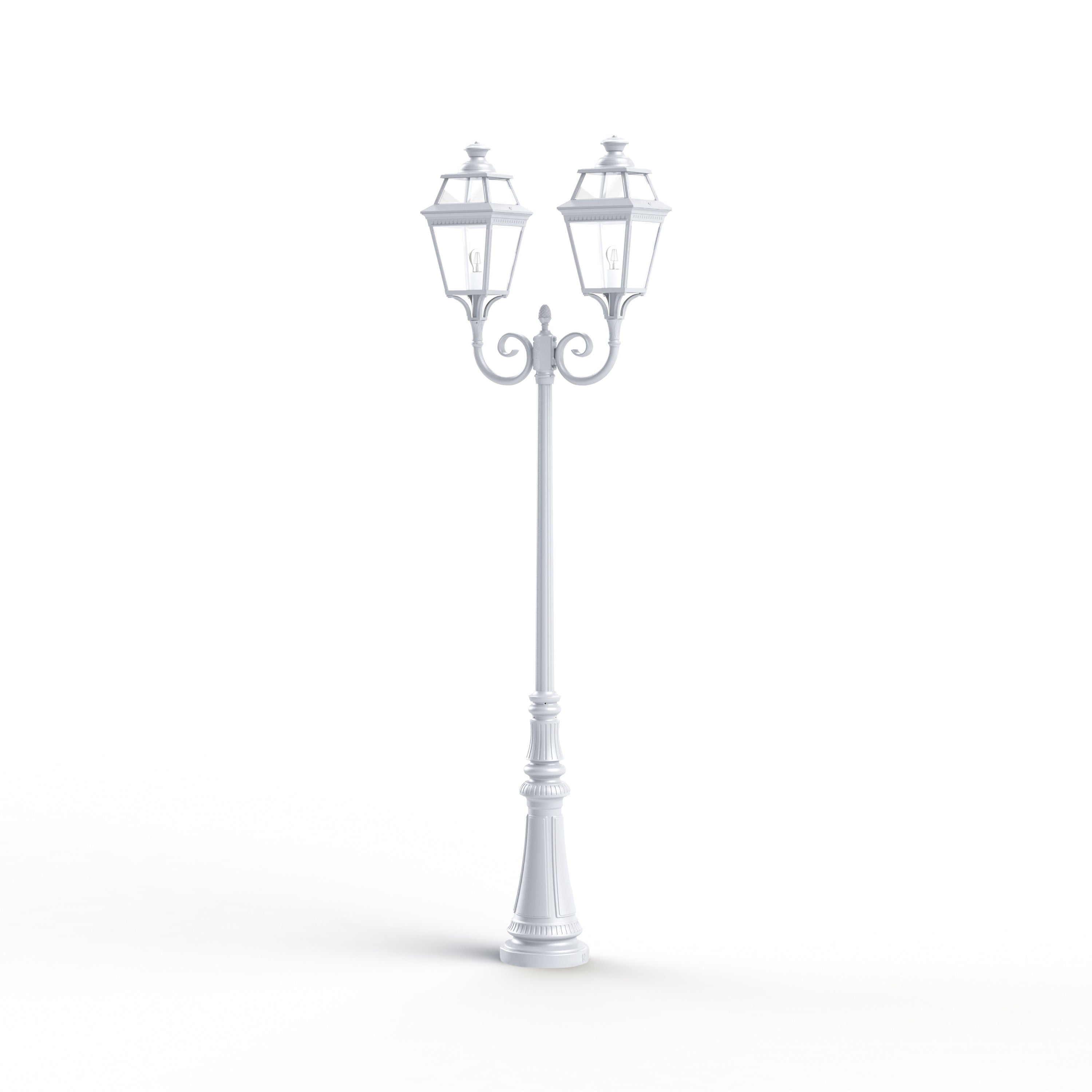 Lampadaire Place des Vosges 3 N°7 Blanc 001 149007001