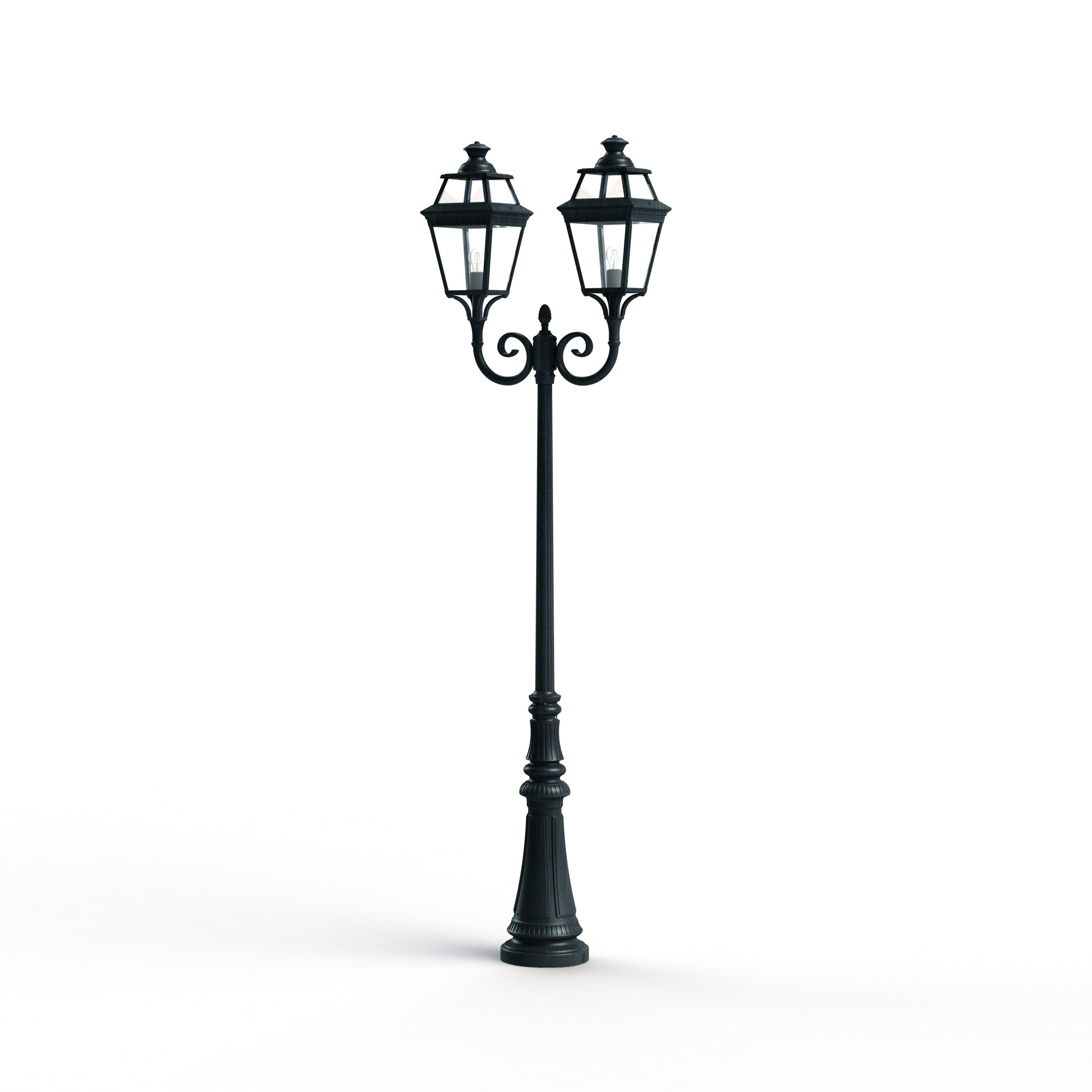 Lampadaire Place des Vosges 3 N°7 Vert de gris 008 149007008