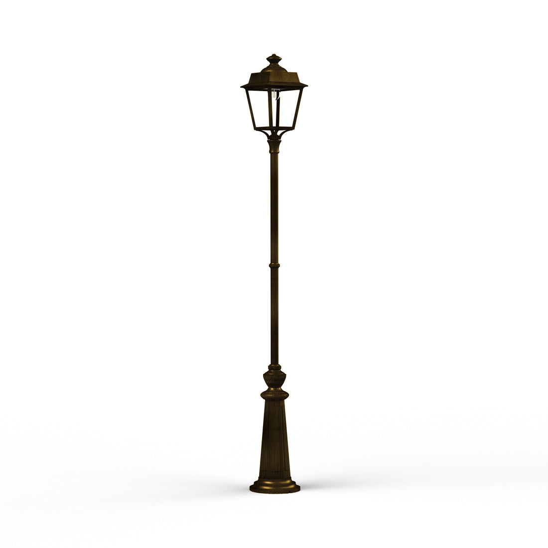 Lampadaire Place des Vosges 1 évolution N°12 Patiné doré 009 150031009