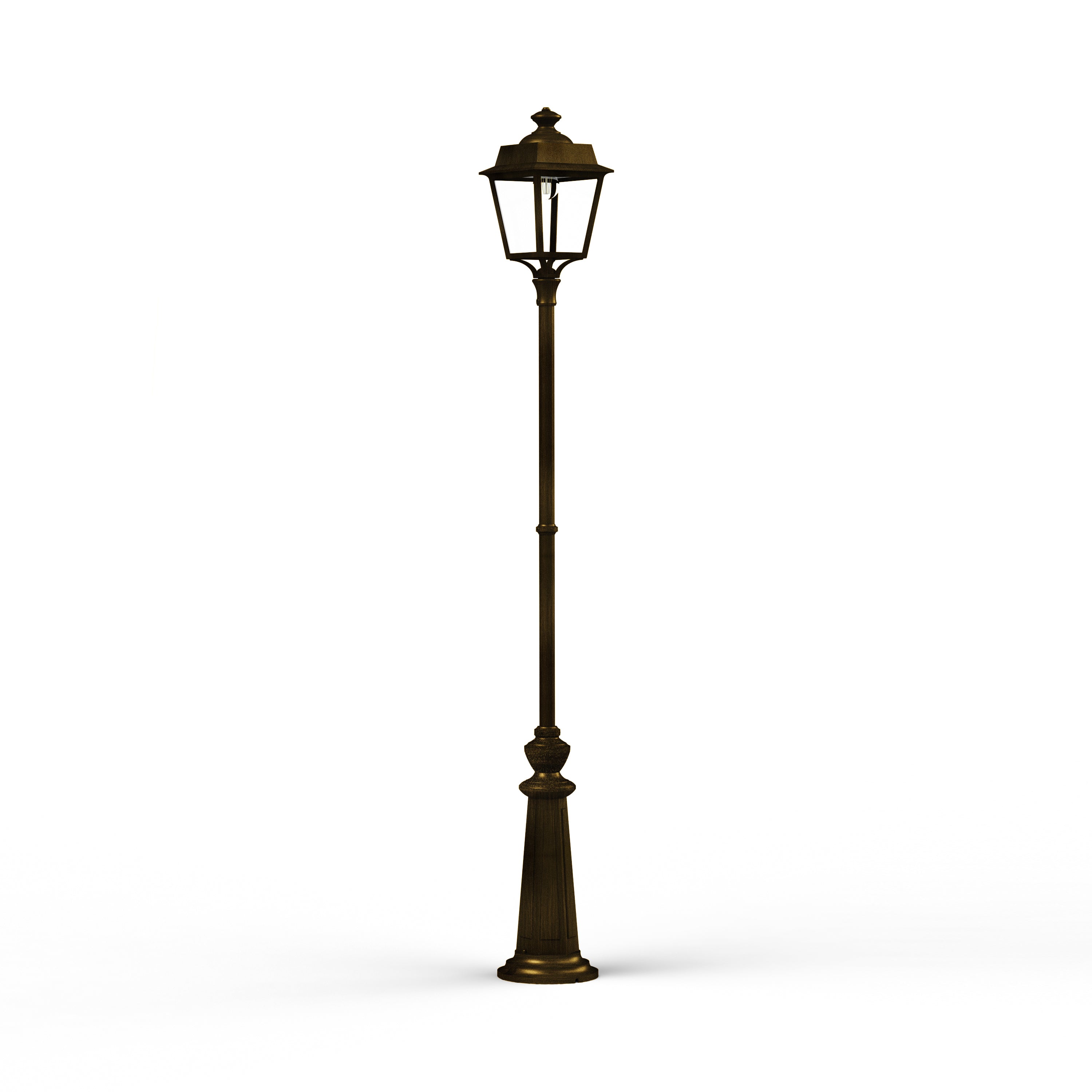 Lampadaire Place des Vosges 1 évolution N°12 Patiné doré 009 150031009