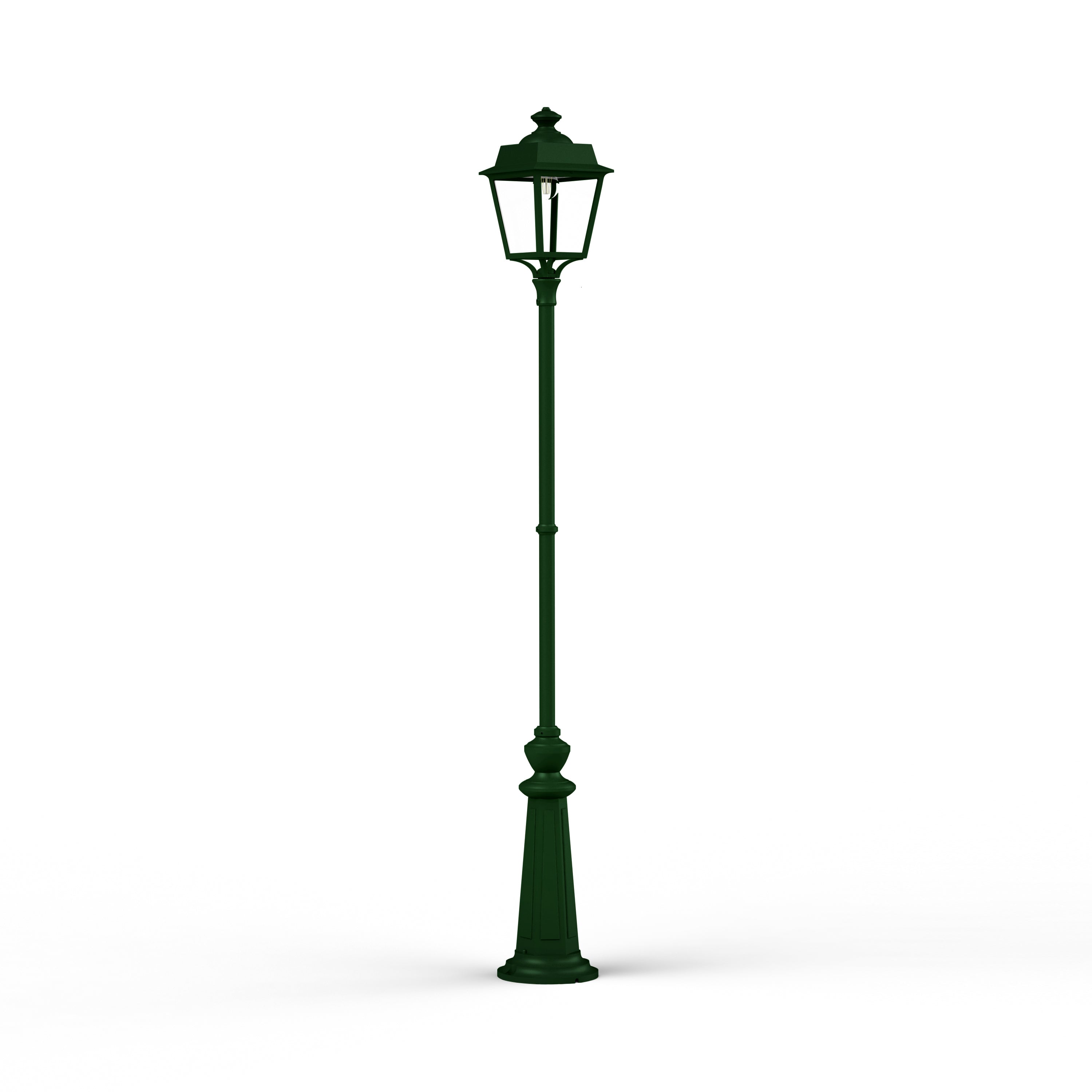 Lampadaire Place des Vosges 1 évolution N°12 Vert Anglais 019 150031019