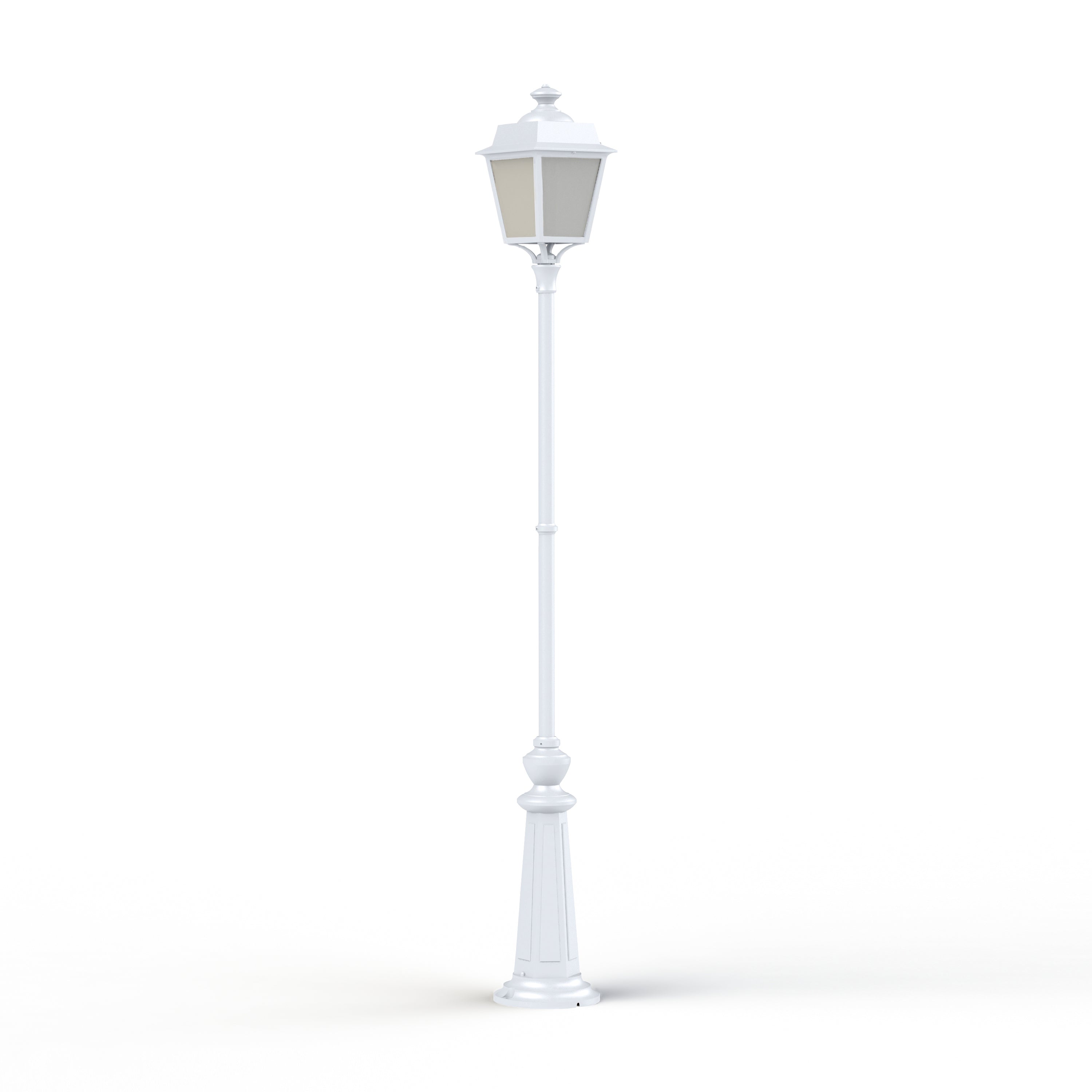 Lampadaire Place des Vosges 1 évolution N°12 Blanc 001 150032001