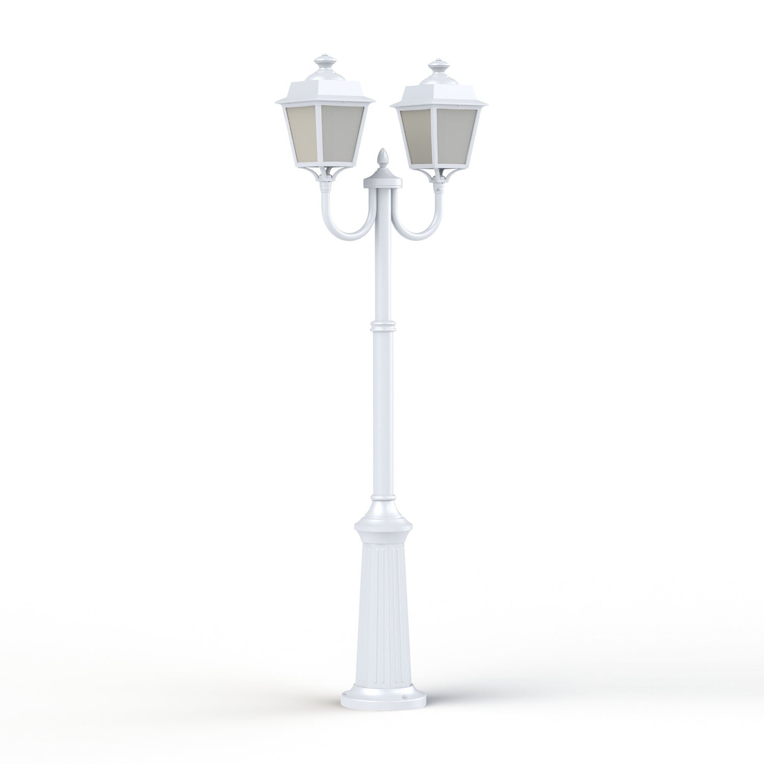 Lampadaire Place des Vosges 1 évolution N°13 Blanc 001 150034001