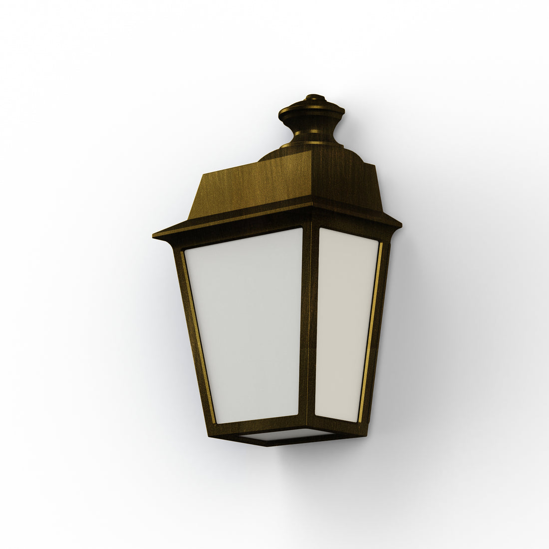 Applique Place des Vosges 1 évolution N°2 gu10 Patiné doré 009 150008009