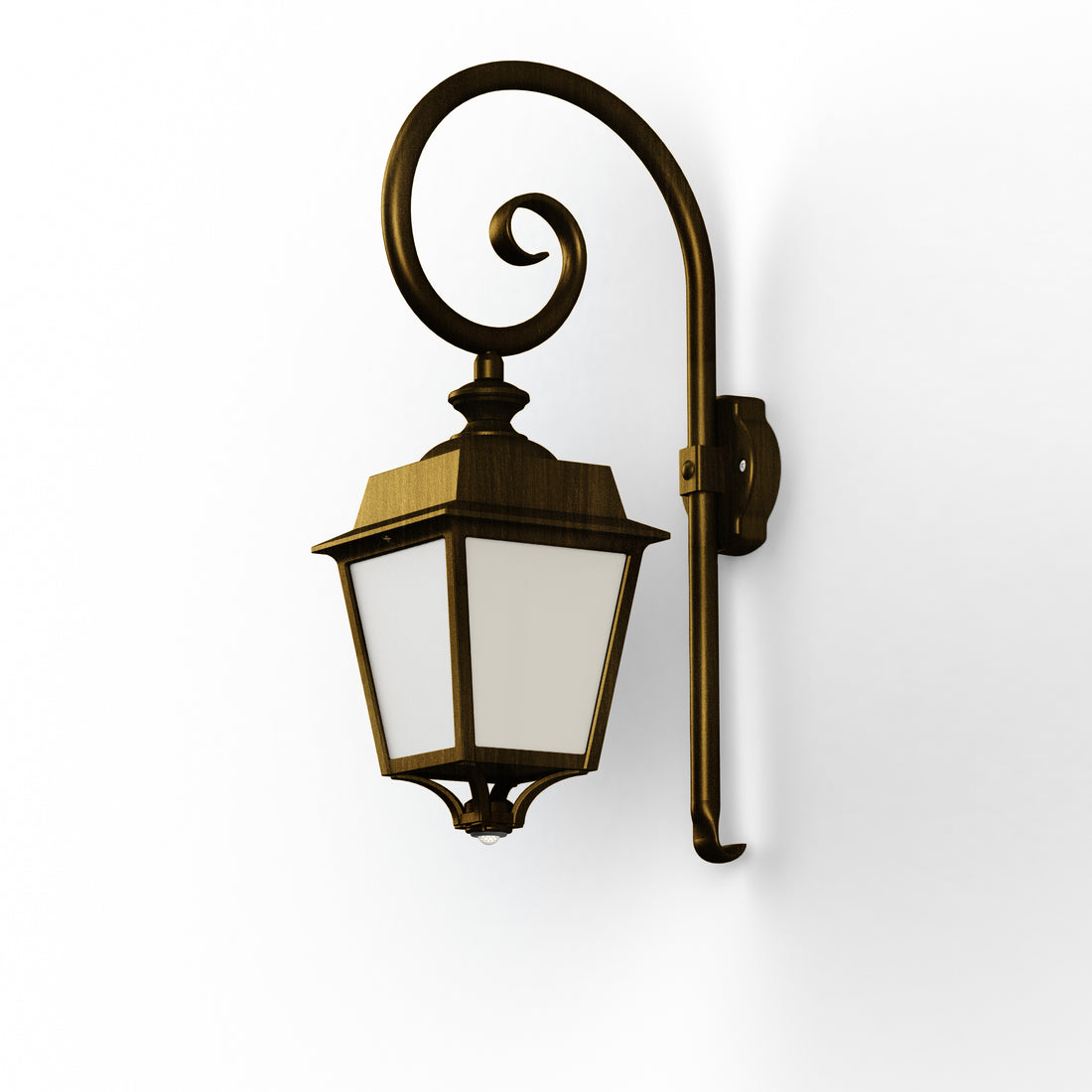 Applique Place des Vosges 1 évolution N°5 detection Patiné doré 009 150018009