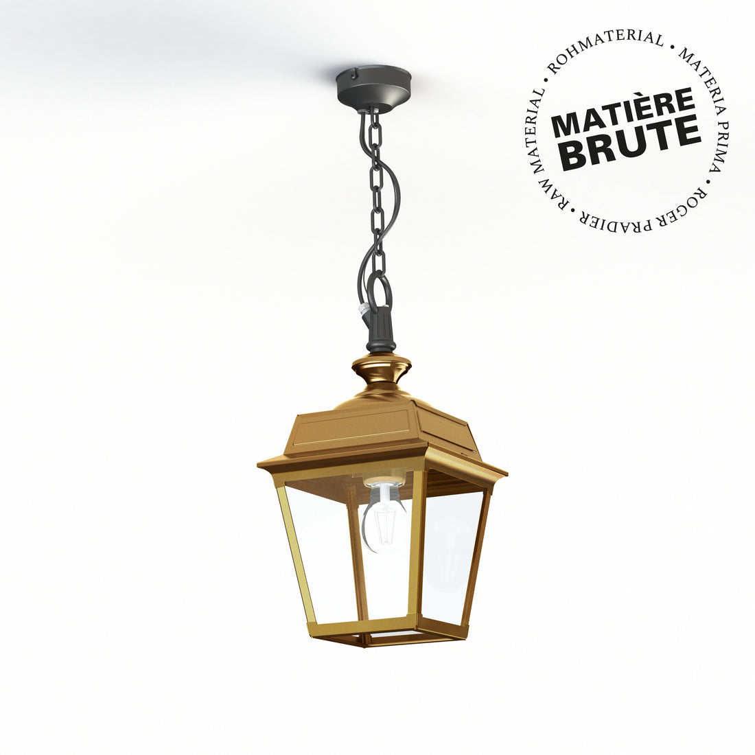 Suspension Place des Vosges 1 Tradition N°1 Laiton brut 072 151001072