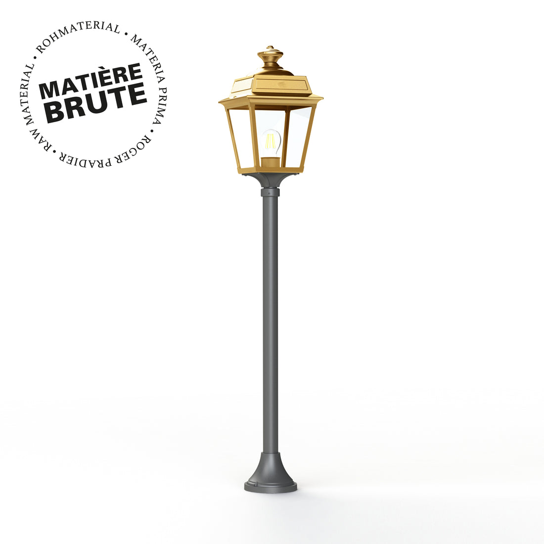 Borne Place des Vosges 1 Tradition N°10 Laiton brut 072 151015072