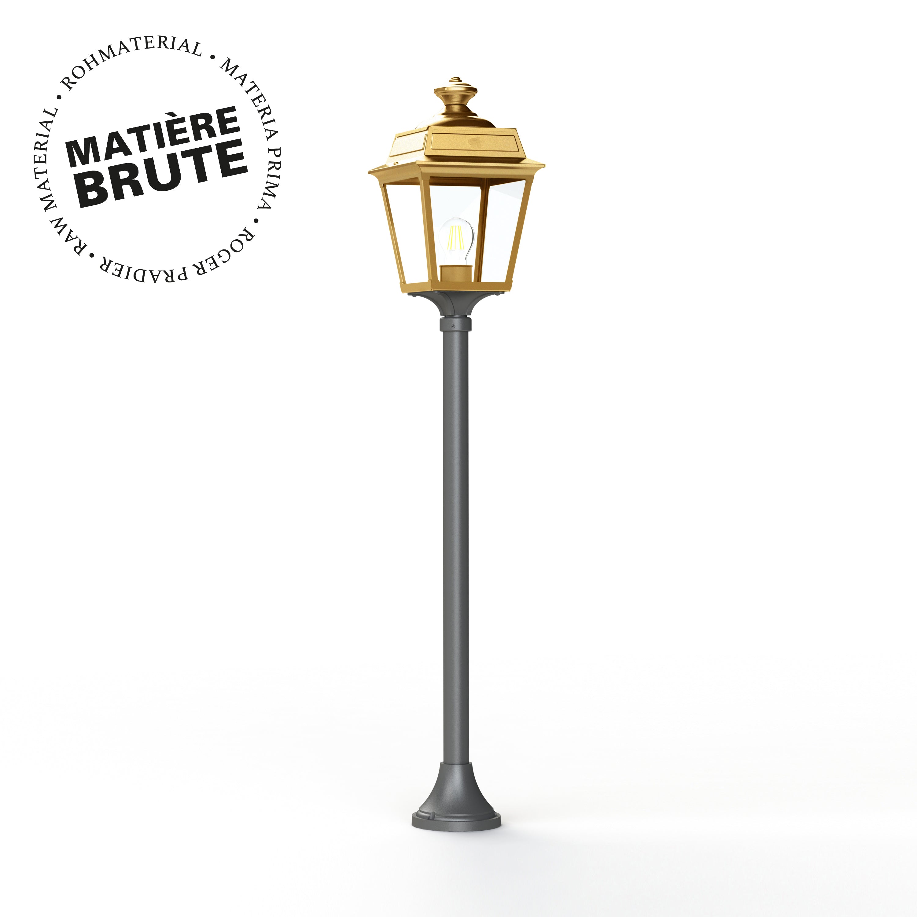 Borne Place des Vosges 1 Tradition N°10 Laiton brut 072