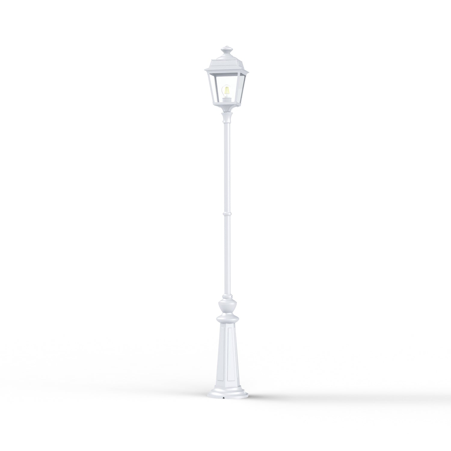 Lampadaire Place des Vosges 1 Tradition N°12 Blanc 001 151019001