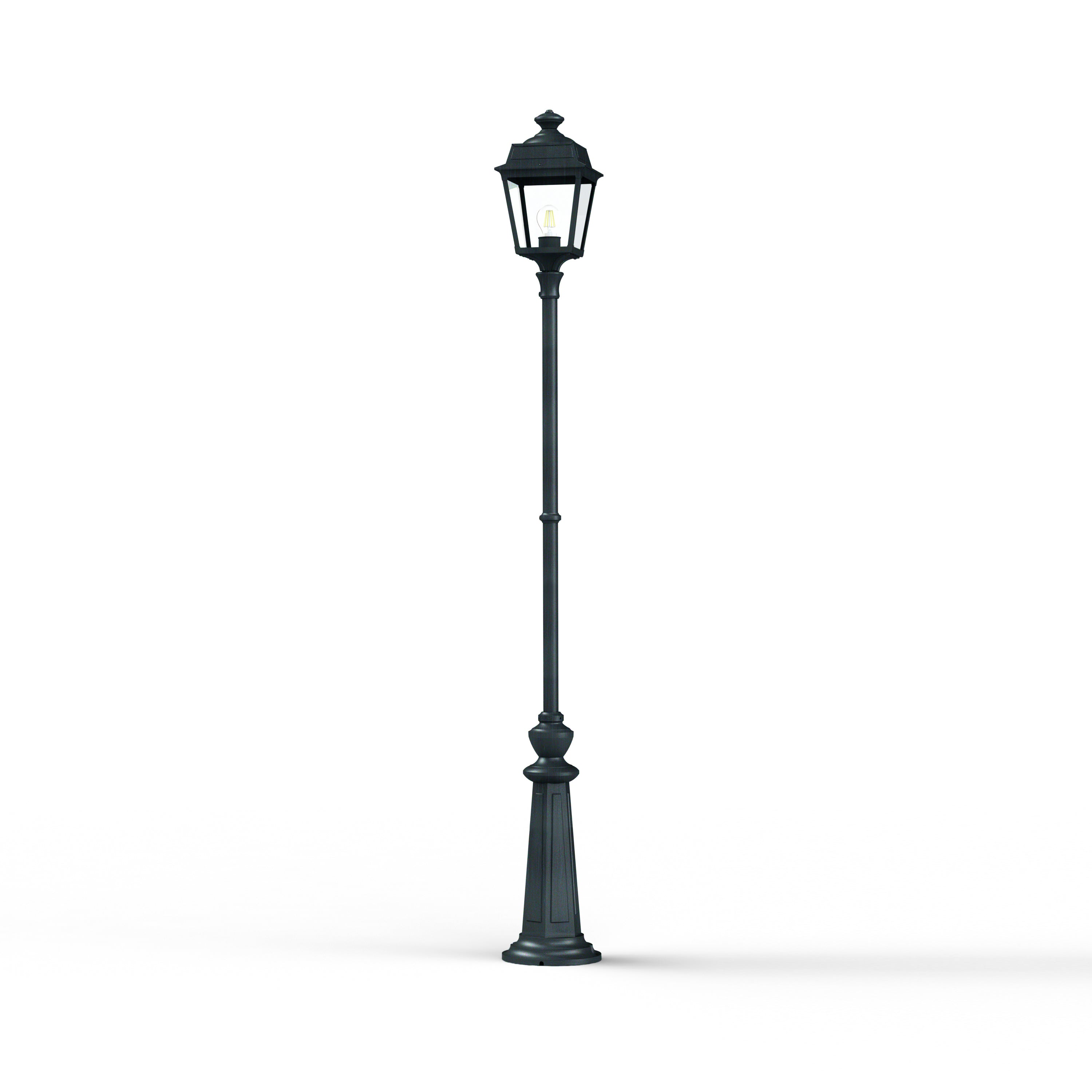 Lampadaire Place des Vosges 1 Tradition N°12 Vert de gris 008 151019008