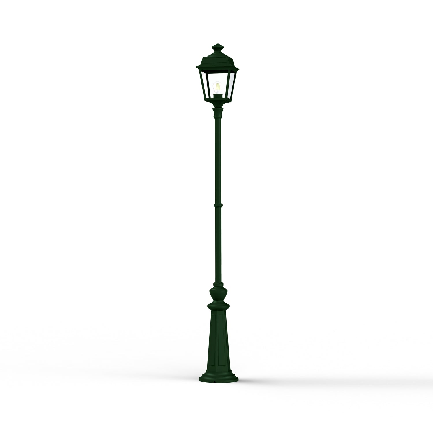 Lampadaire Place des Vosges 1 Tradition N°12 Vert Anglais 019 151019019