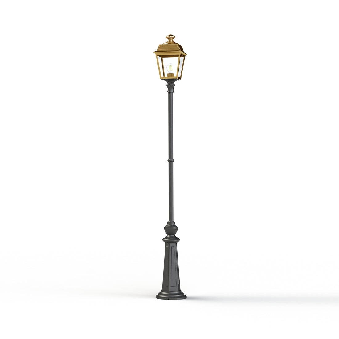 Lampadaire Place des Vosges 1 Tradition N°12 Laiton vernis teinté 070 151019070