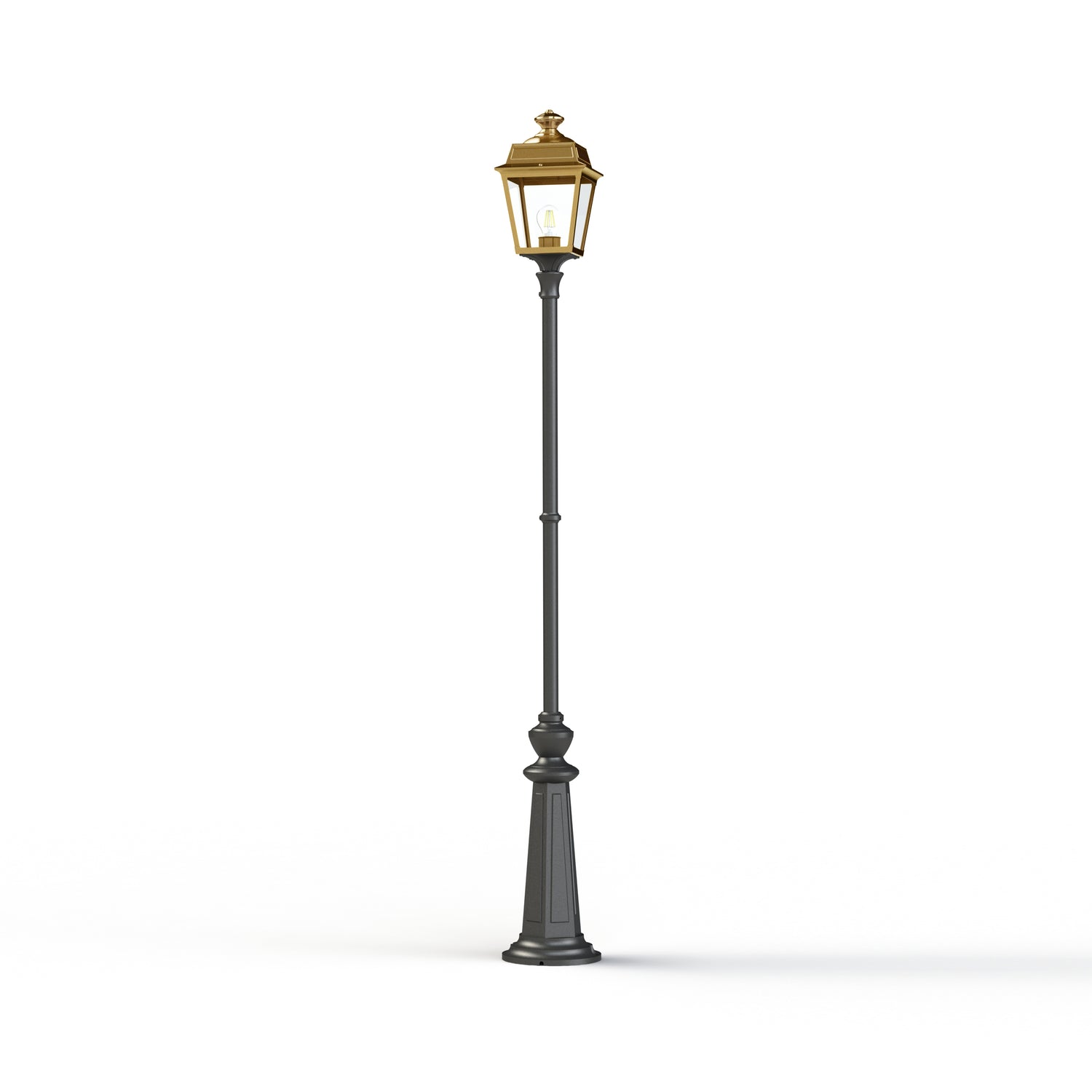 Lampadaire Place des Vosges 1 Tradition N°12 Laiton vernis teinté 070 151019070