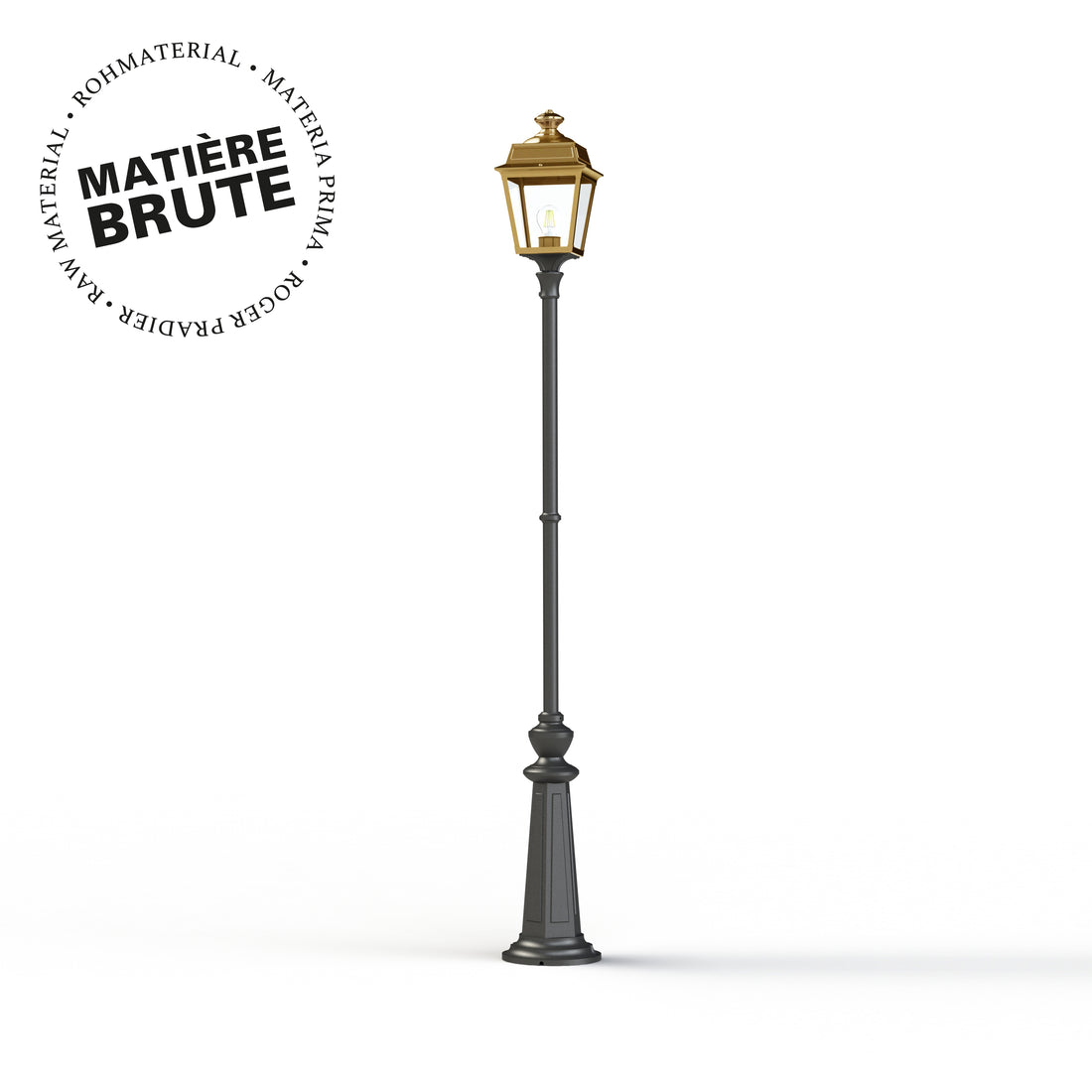 Lampadaire Place des Vosges 1 Tradition N°12 Laiton brut 072 151019072